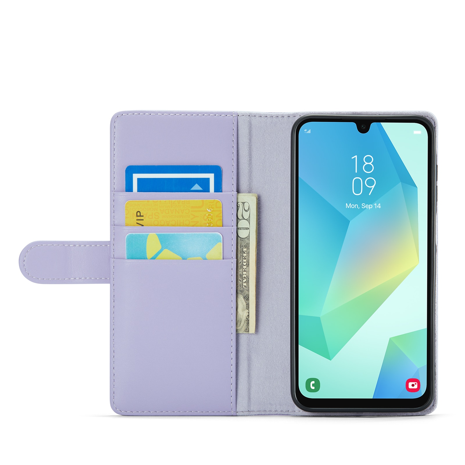 Aito Nahkakotelo Samsung Galaxy A16 Liila