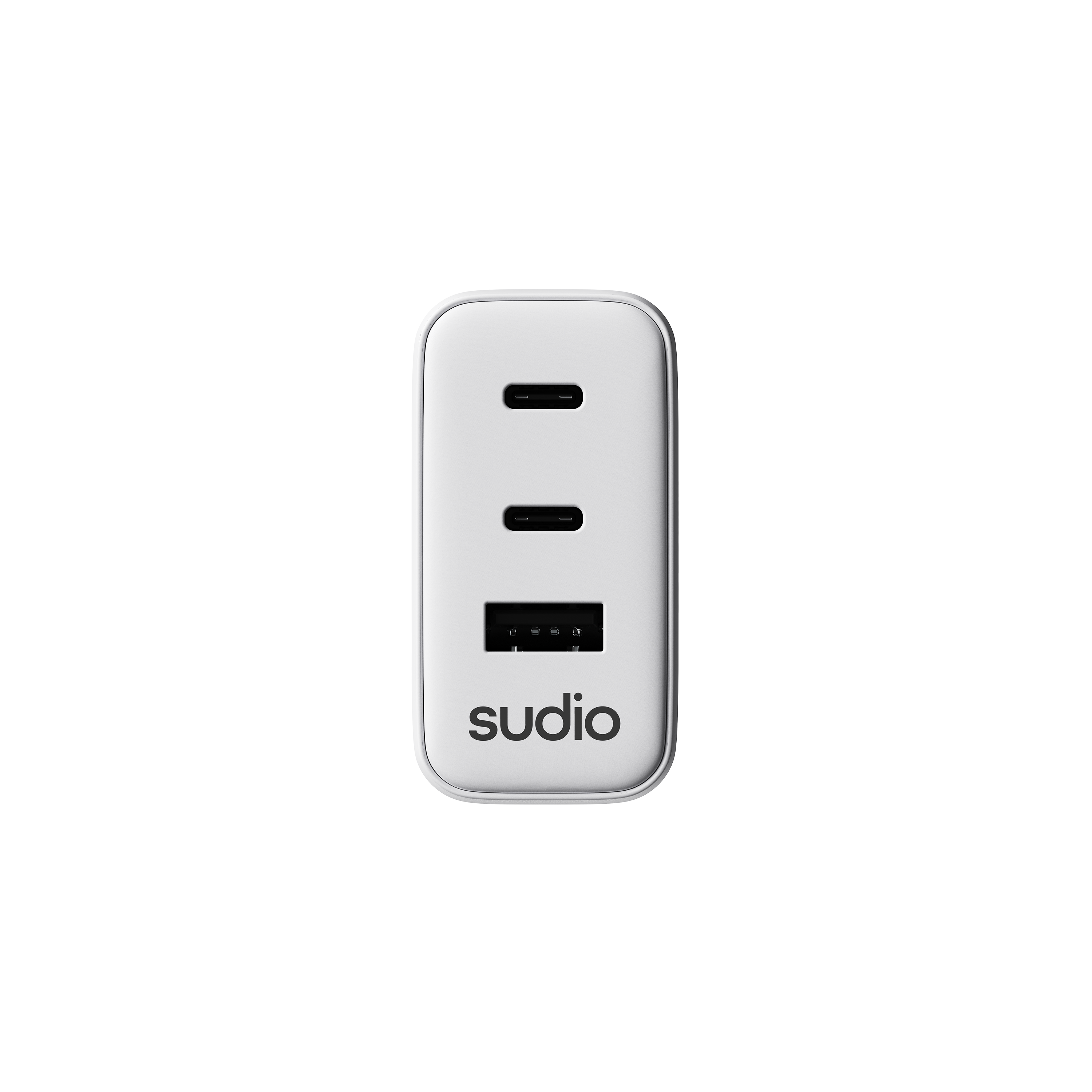 P3 Seinälaturi 65W 2 x USB-C + USB-A Valkoinen