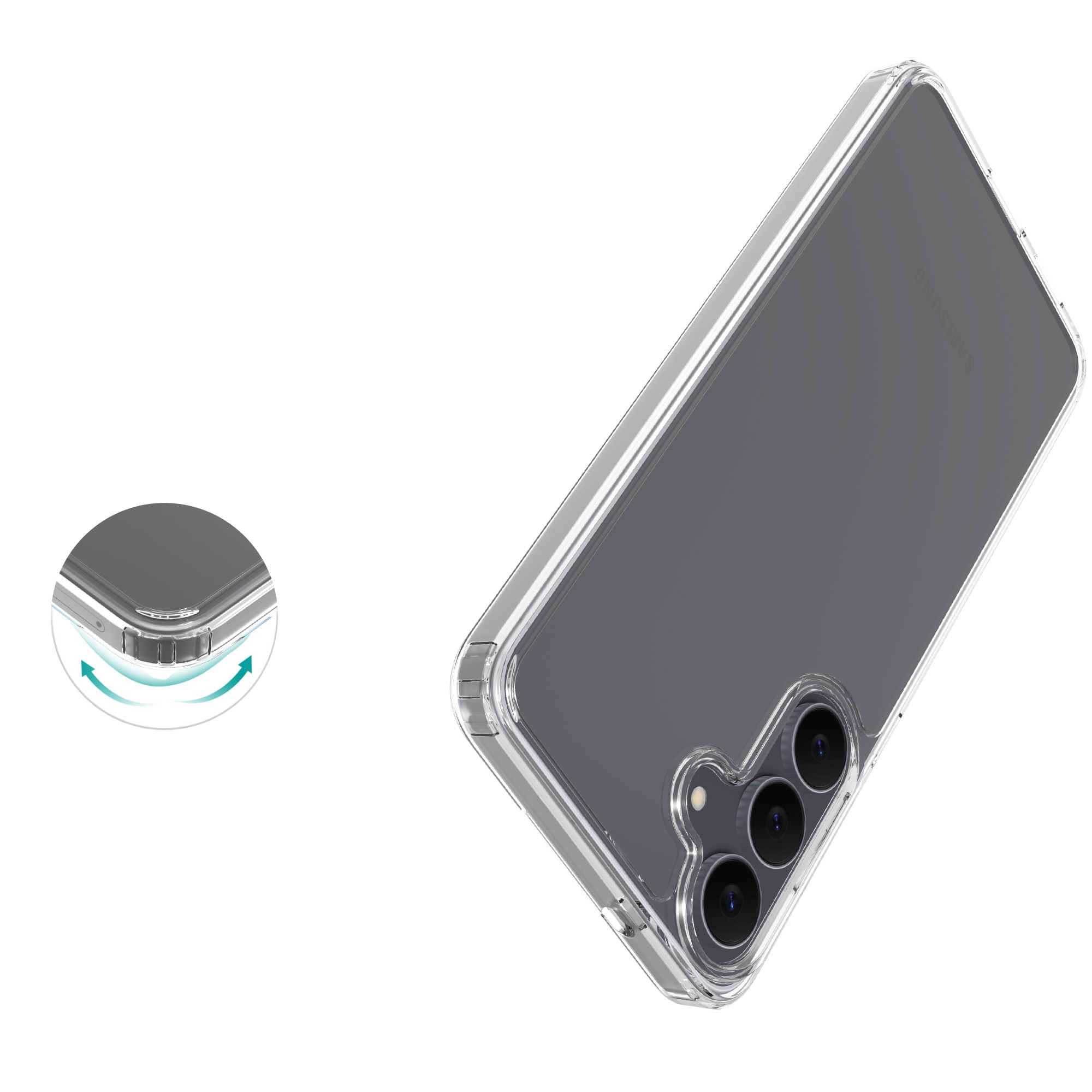 Hybridikuori Samsung Galaxy S25 FE Kirkas