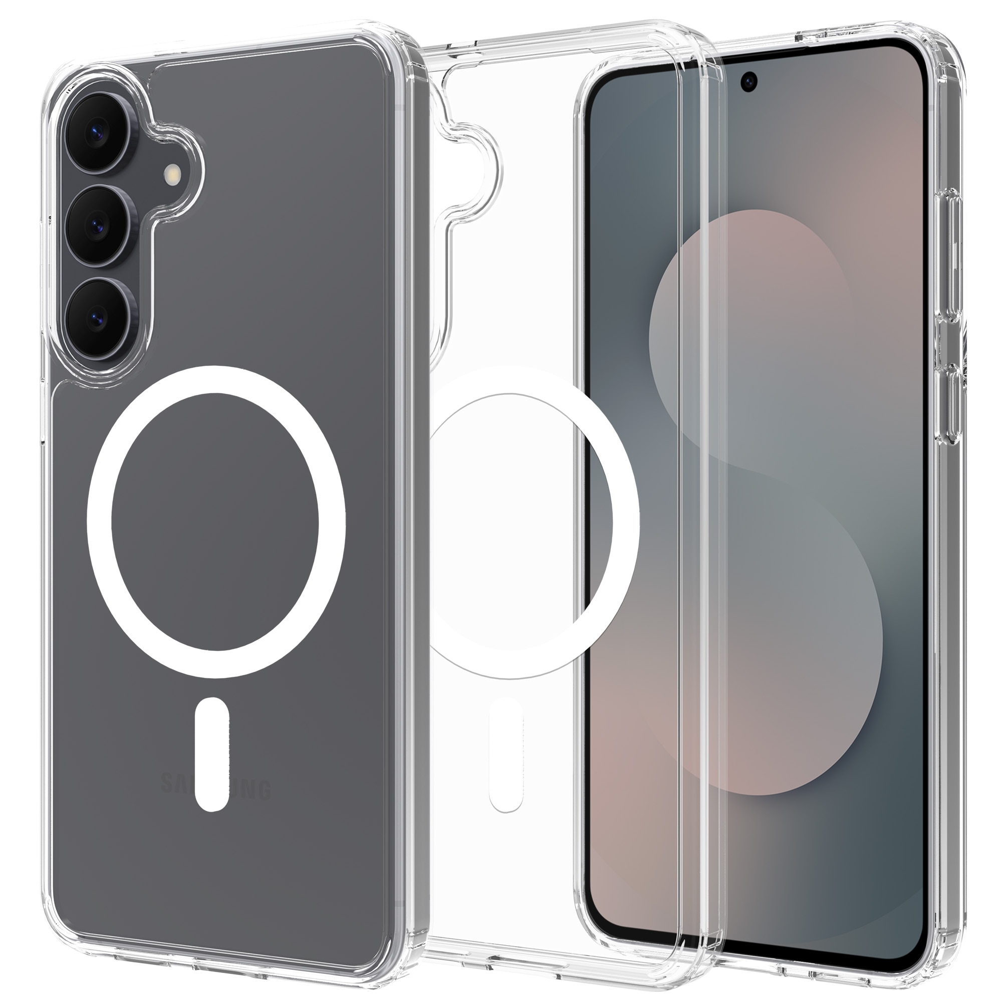 Hybridikuori MagSafe Samsung Galaxy S25 FE Kirkas