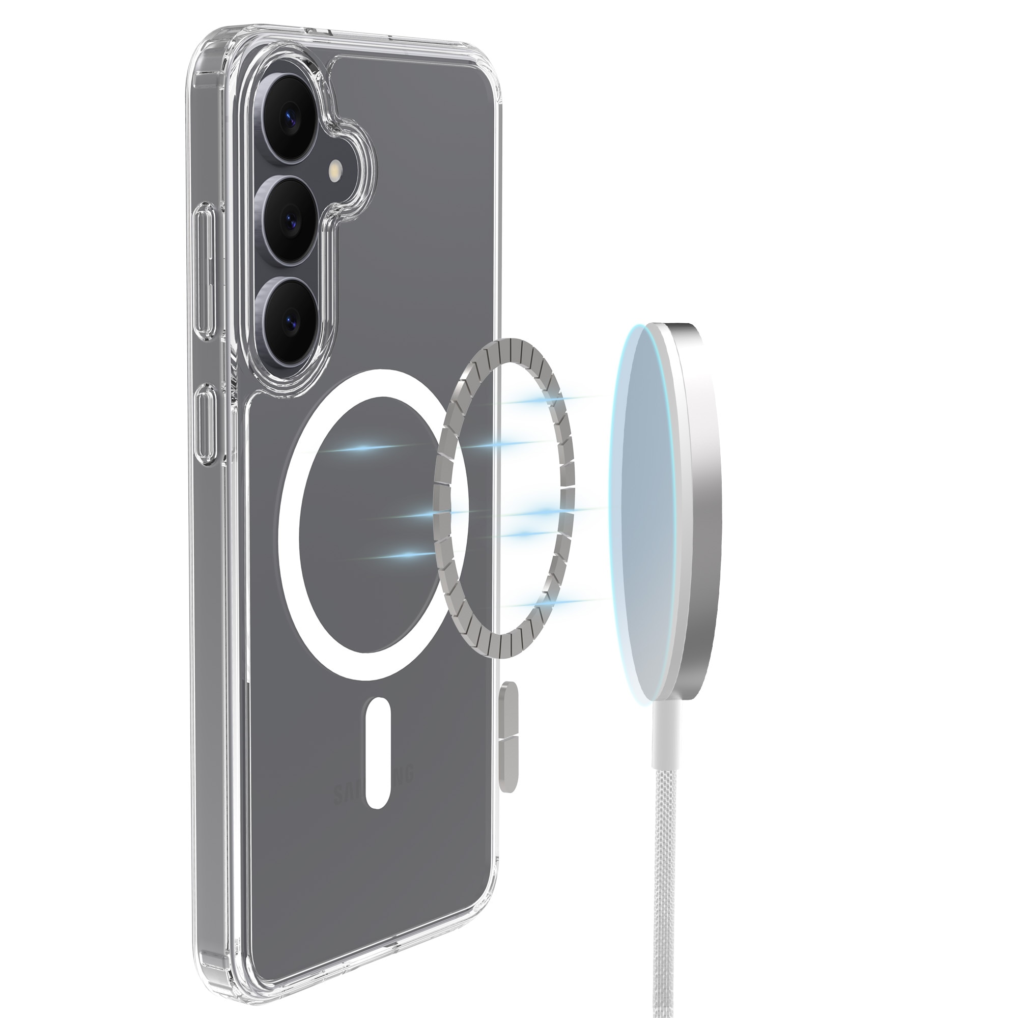 Hybridikuori MagSafe Samsung Galaxy S25 FE Kirkas