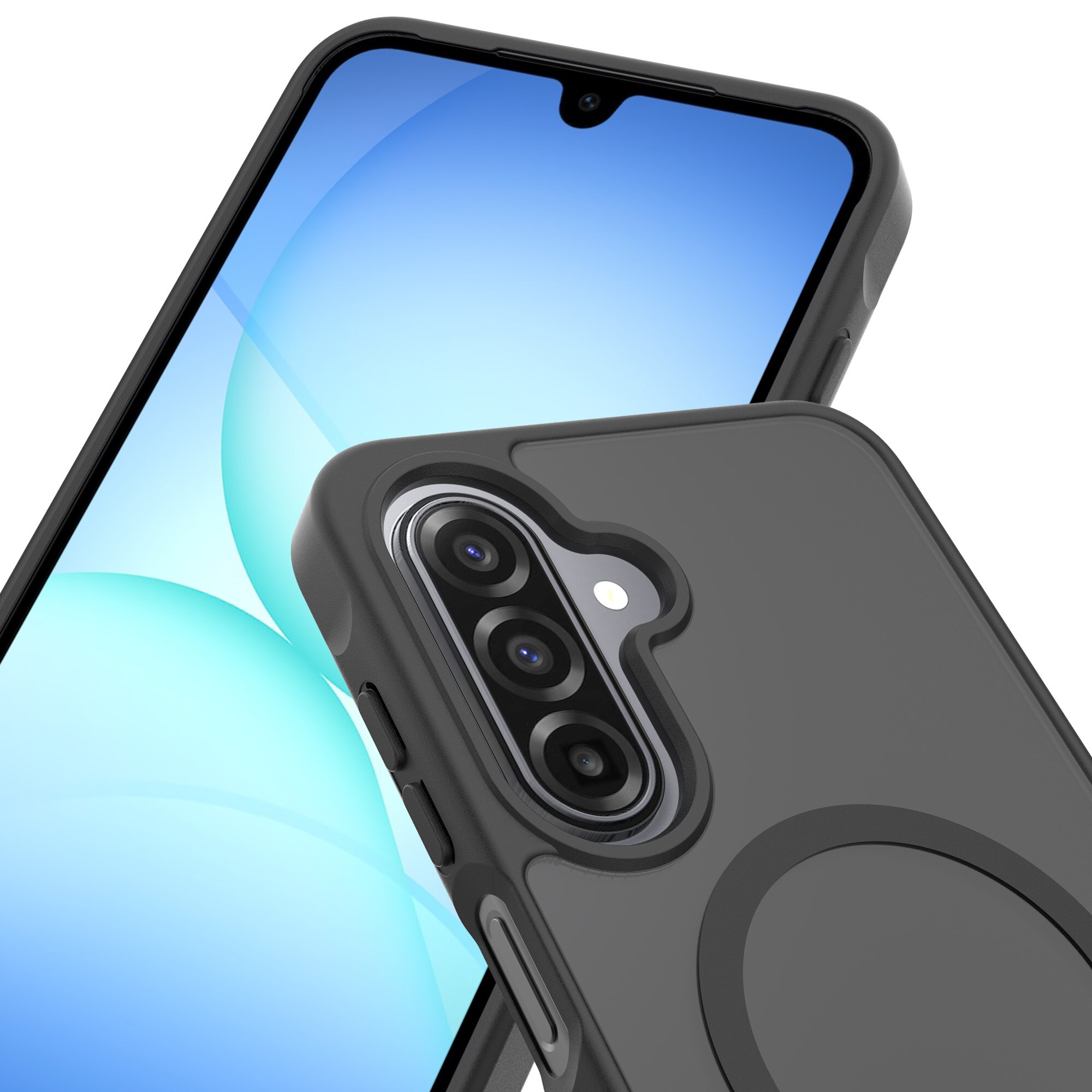 Magnetic Hybrid Kuori Samsung Galaxy A17 Frosted Black