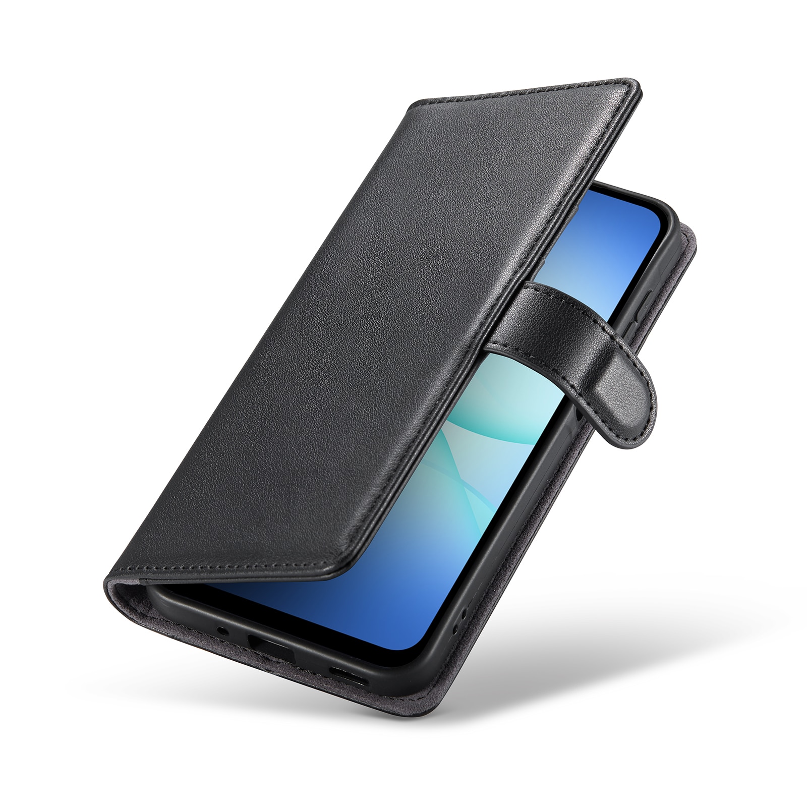 Aito Nahkakotelo Samsung Galaxy A17 Musta