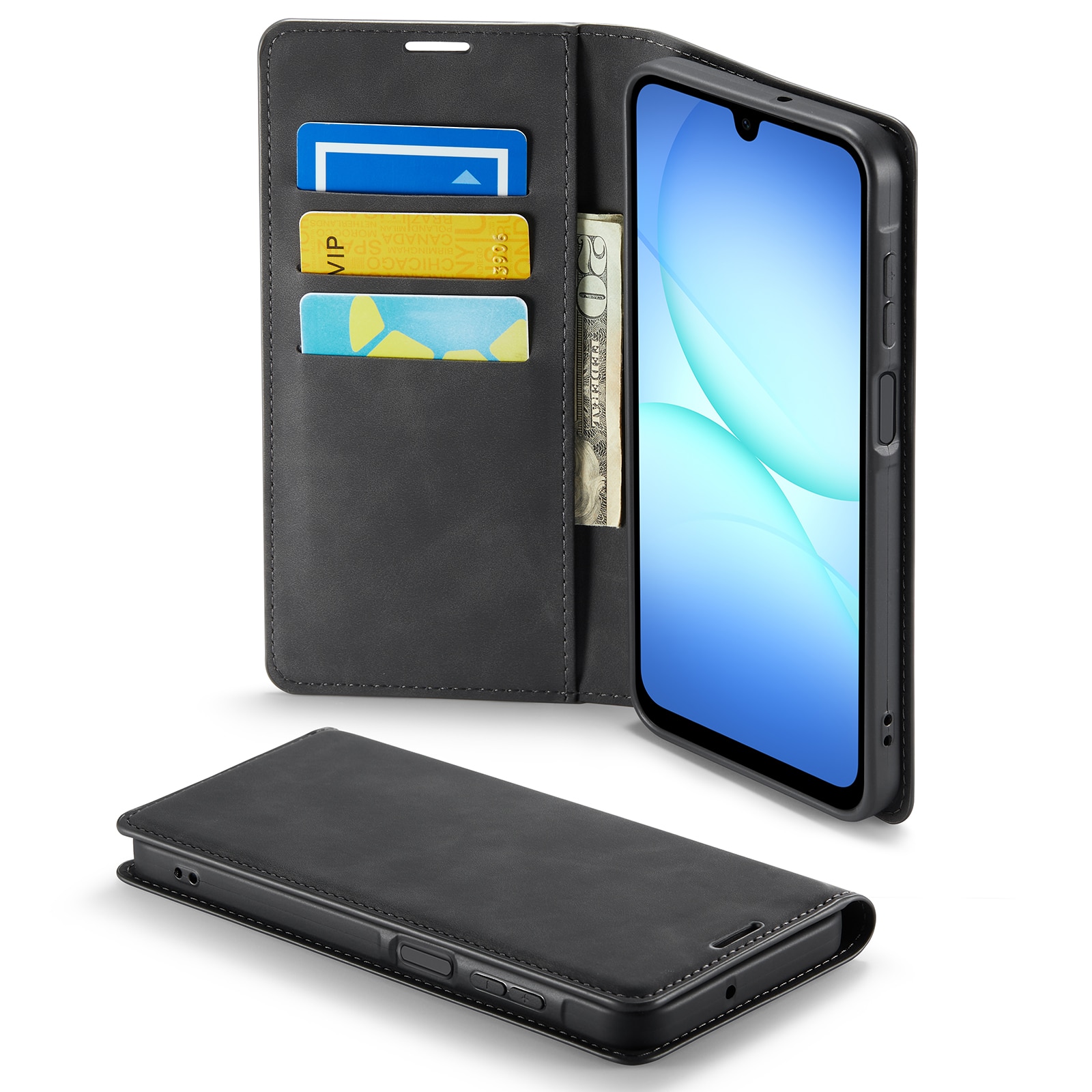 Samsung Galaxy A17 Slim Mobilfodral Musta