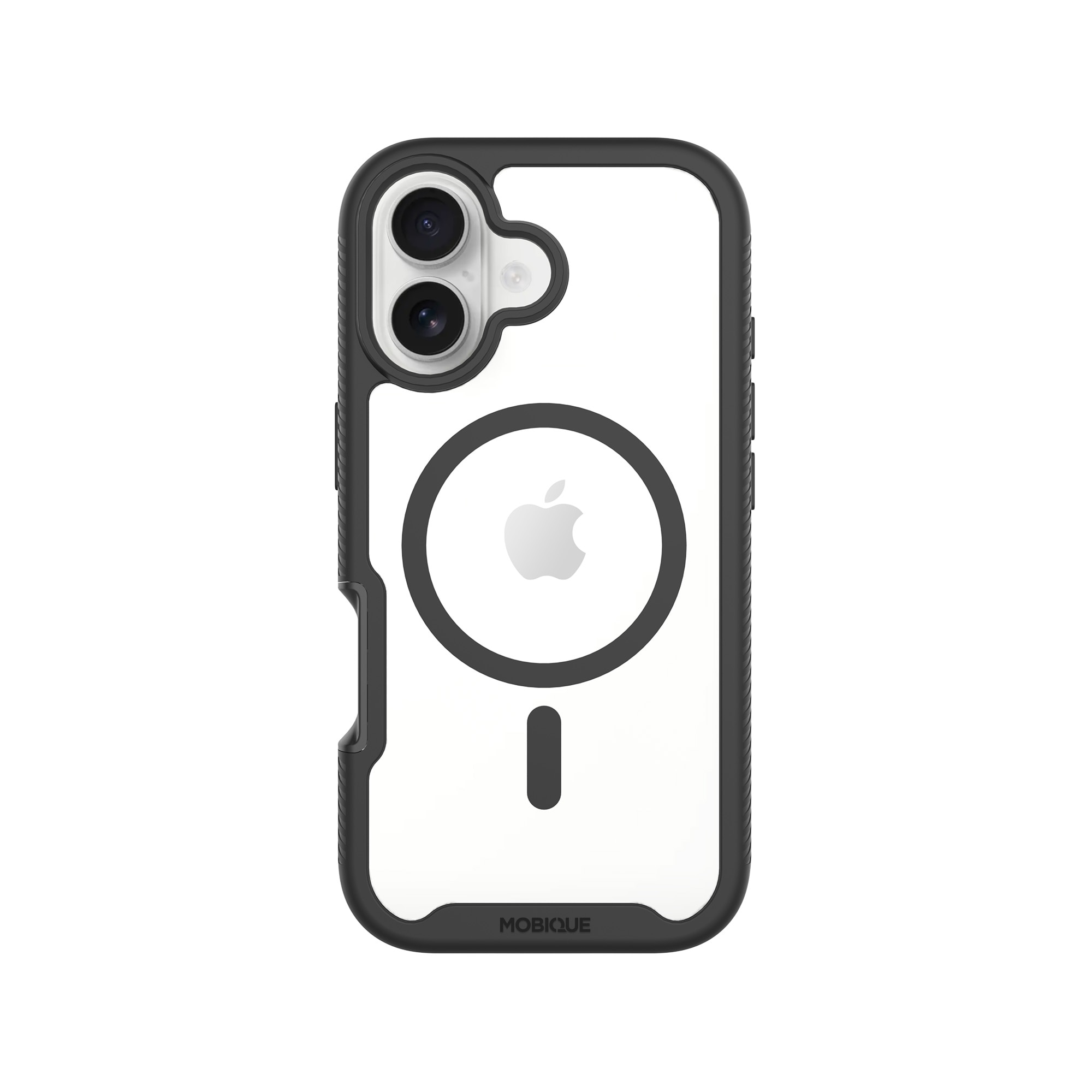 Full Protection Magnetic Case iPhone 17 Musta/läpinäkyvä