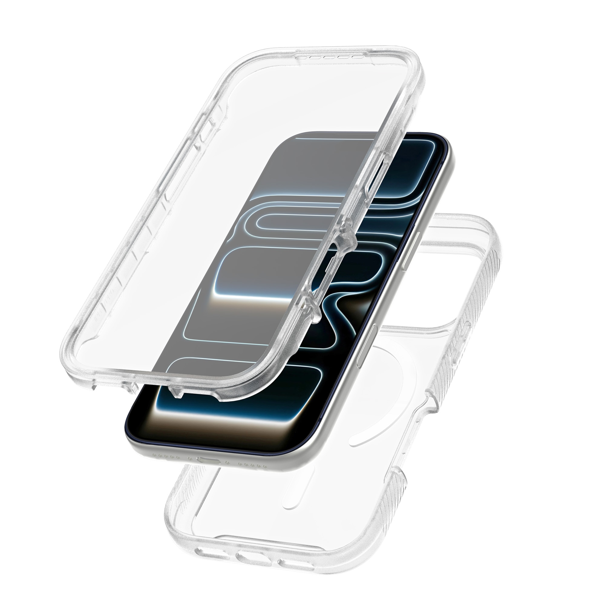 Full Protection Magnetic Case iPhone 17 Pro Kirkas