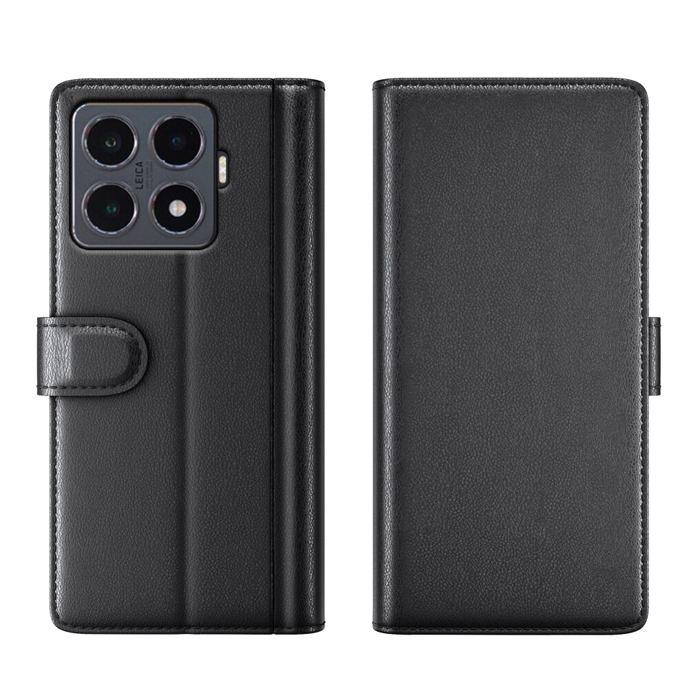 Aito Nahkakotelo Xiaomi 15T Musta