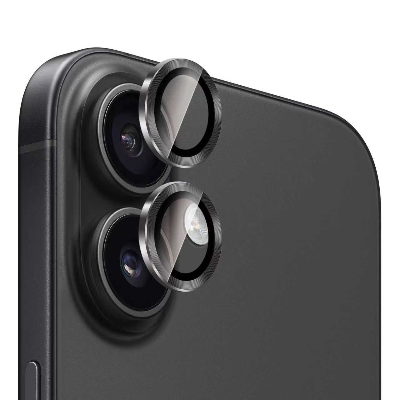 Kameran linssinsuoja Metallia iPhone 17 Musta