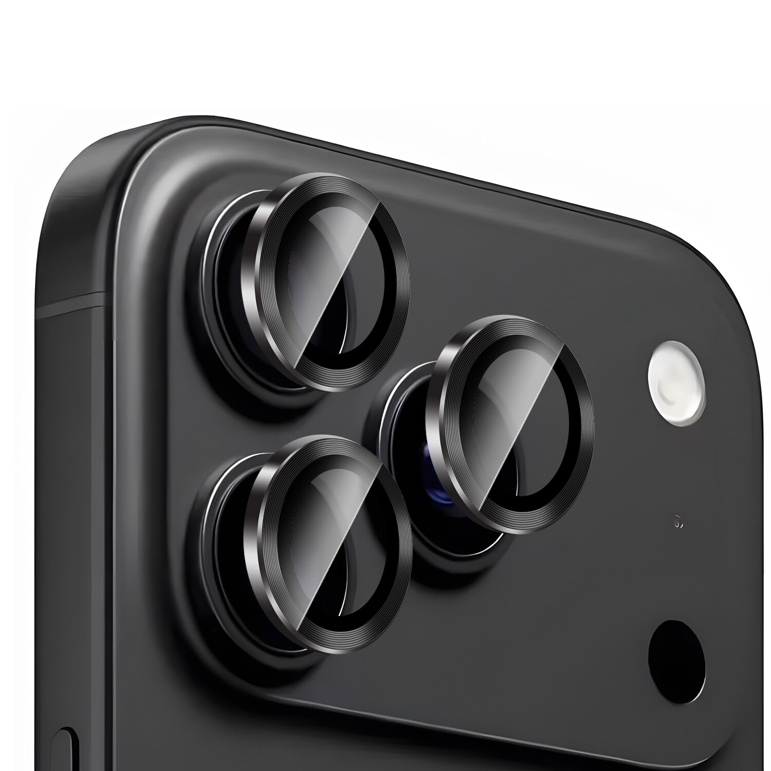 Kameran linssinsuoja Metallia iPhone 17 Pro Musta