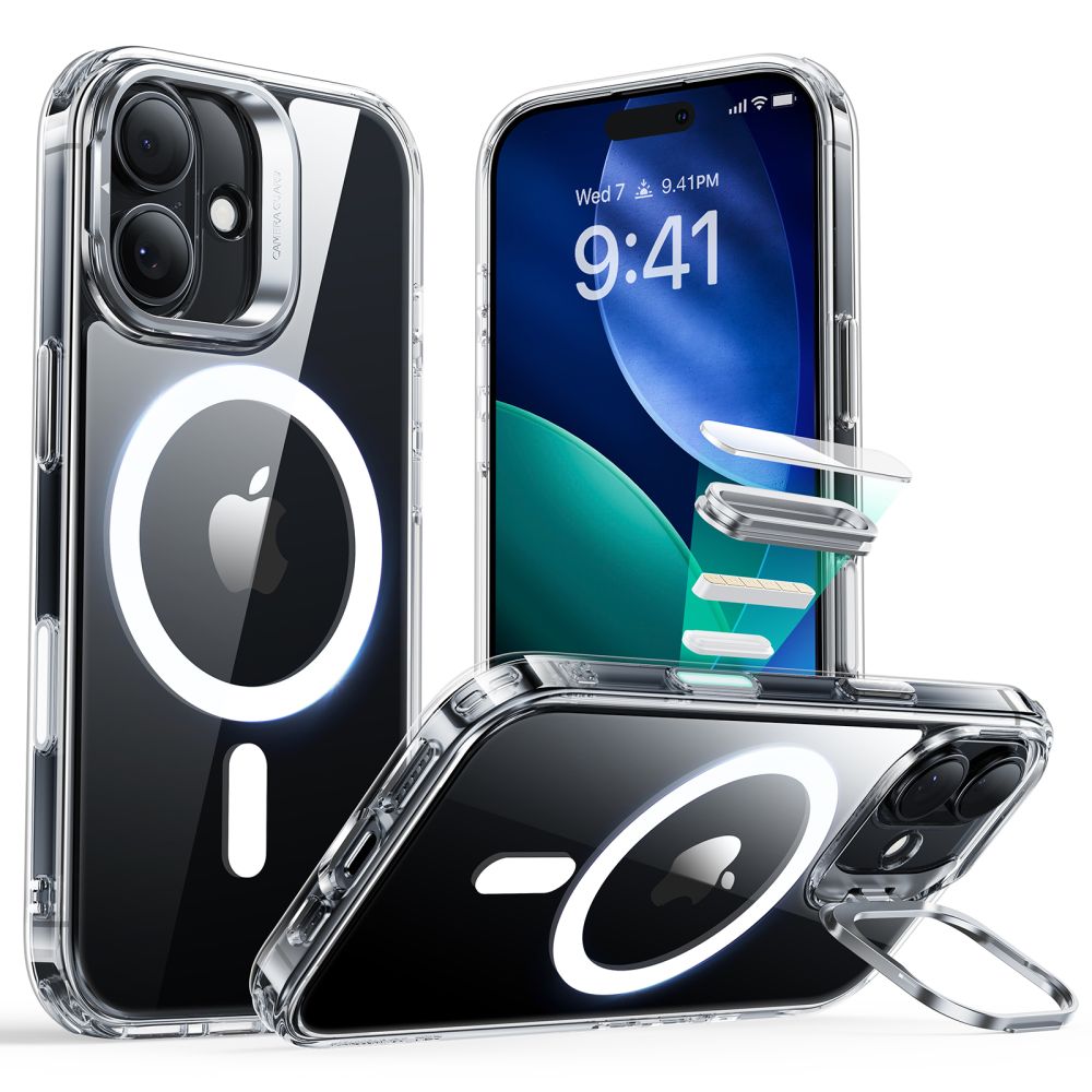 Classic Kickstand HaloLock MagSafe iPhone 17 Kirkas