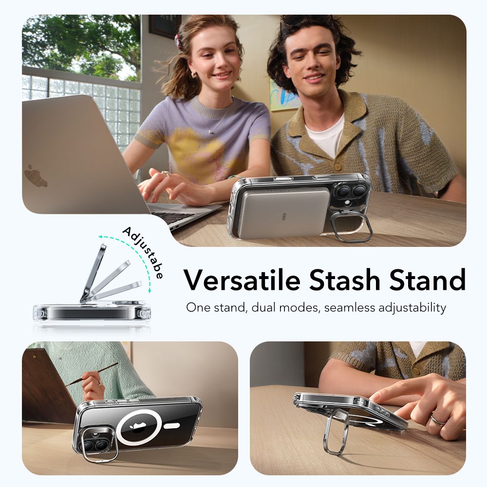 Classic Kickstand HaloLock MagSafe iPhone 17 Kirkas