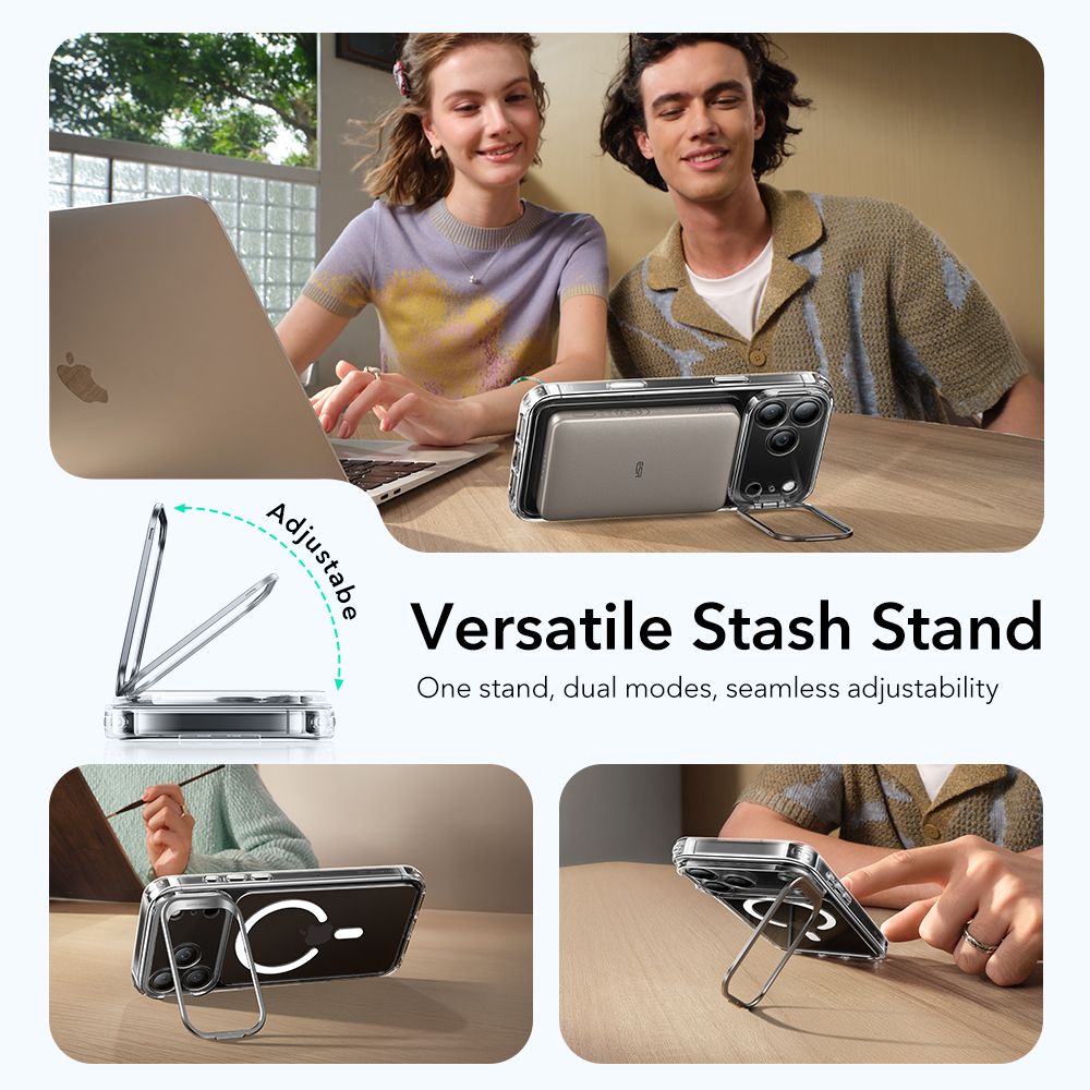 Classic Kickstand HaloLock MagSafe iPhone 17 Pro Max Kirkas