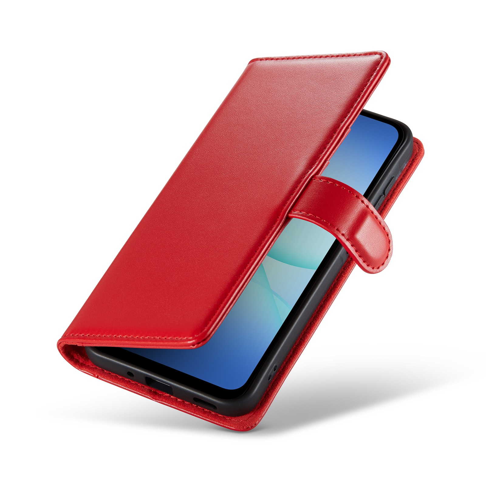 Aito Nahkakotelo Samsung Galaxy A17 Punainen
