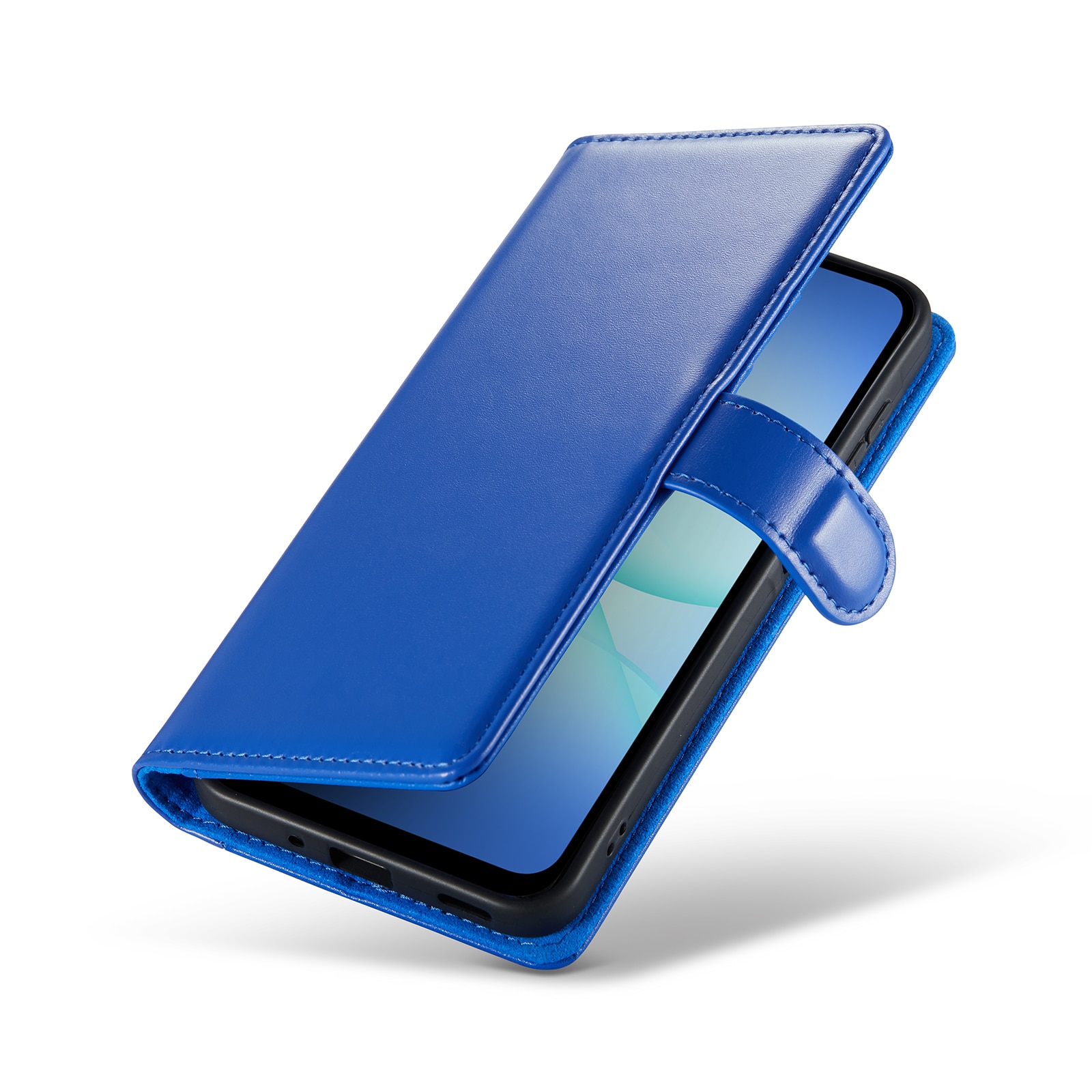 Aito Nahkakotelo Samsung Galaxy A17 Sininen