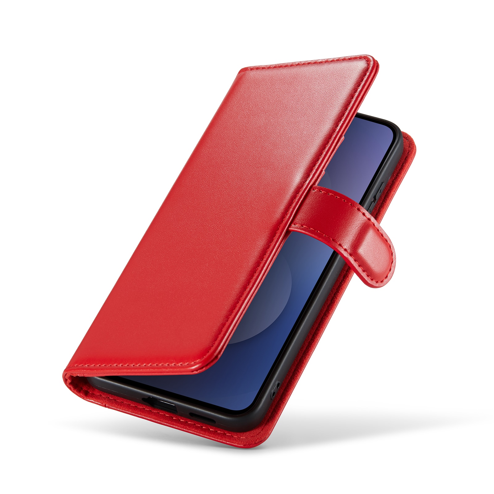 Aito Nahkakotelo Samsung Galaxy S25 FE Punainen