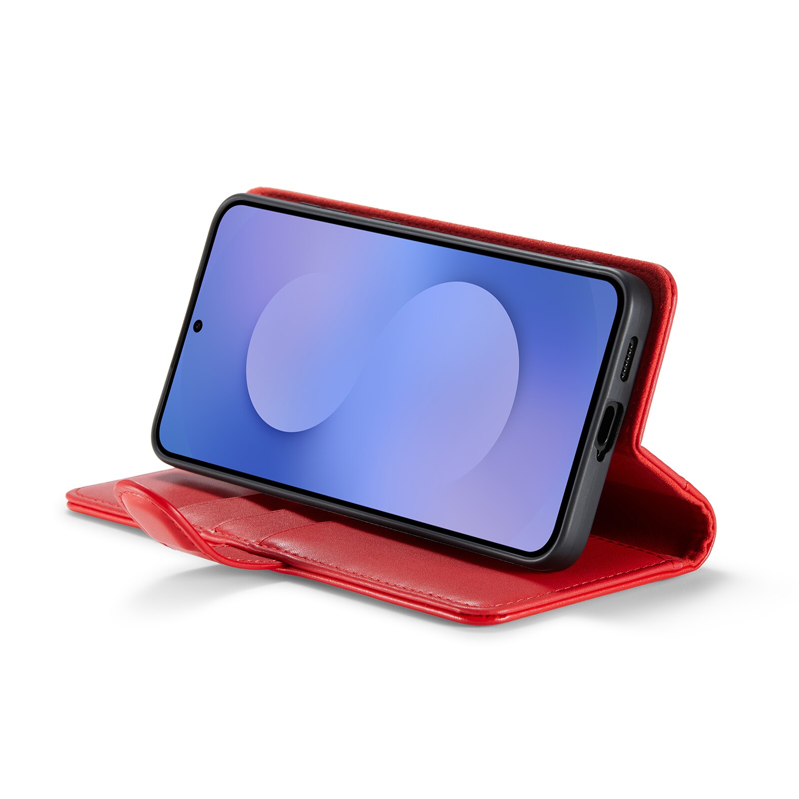 Aito Nahkakotelo Samsung Galaxy S25 FE Punainen