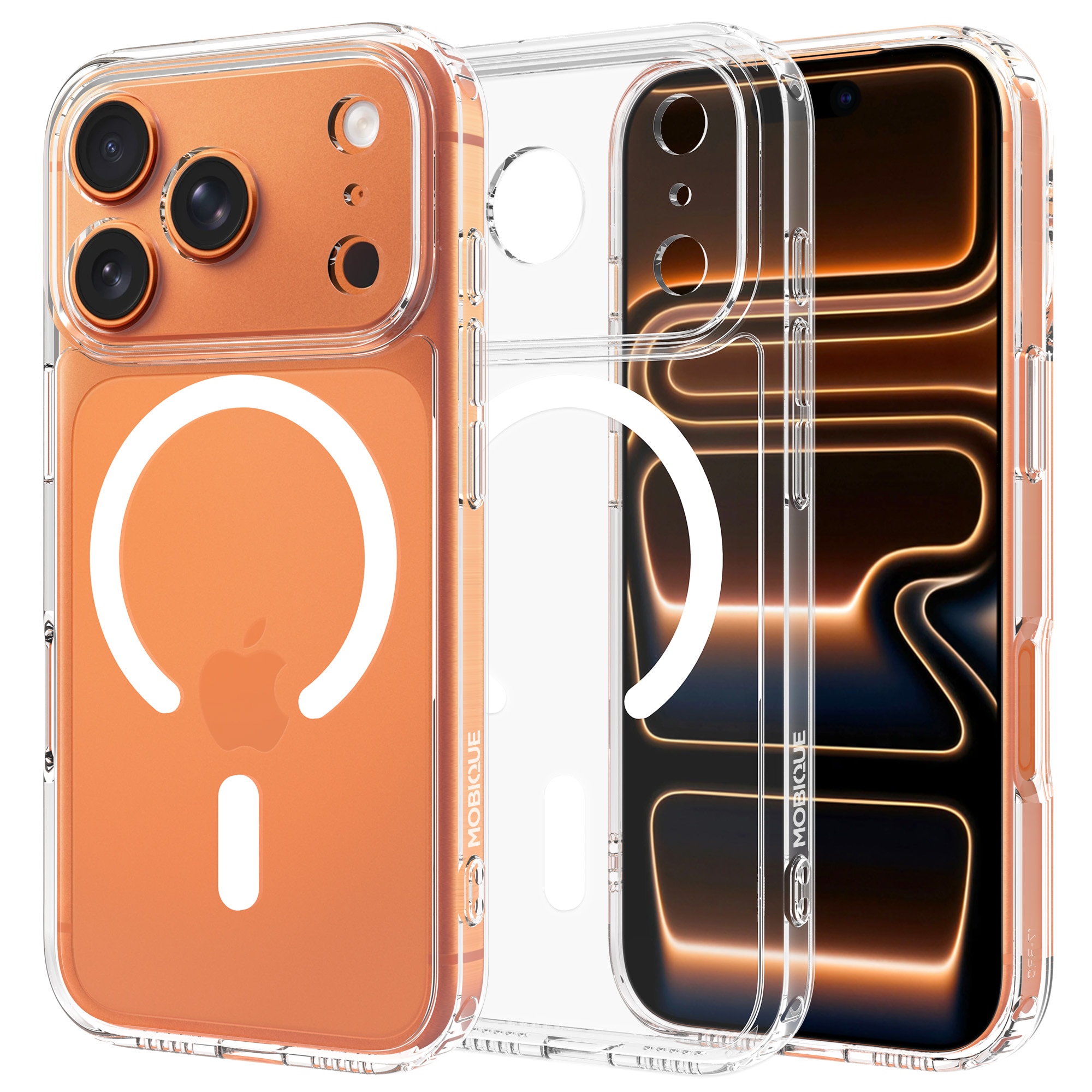 Hybridikuori MagSafe iPhone 17 Pro Max Kirkas