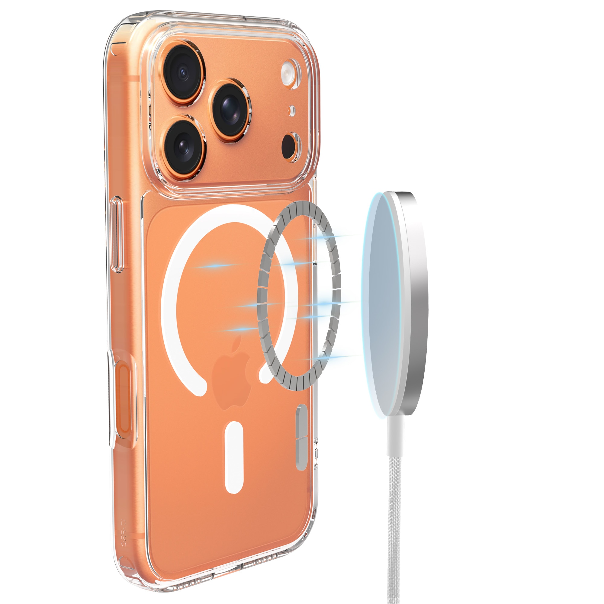 Hybridikuori MagSafe iPhone 17 Pro Max Kirkas