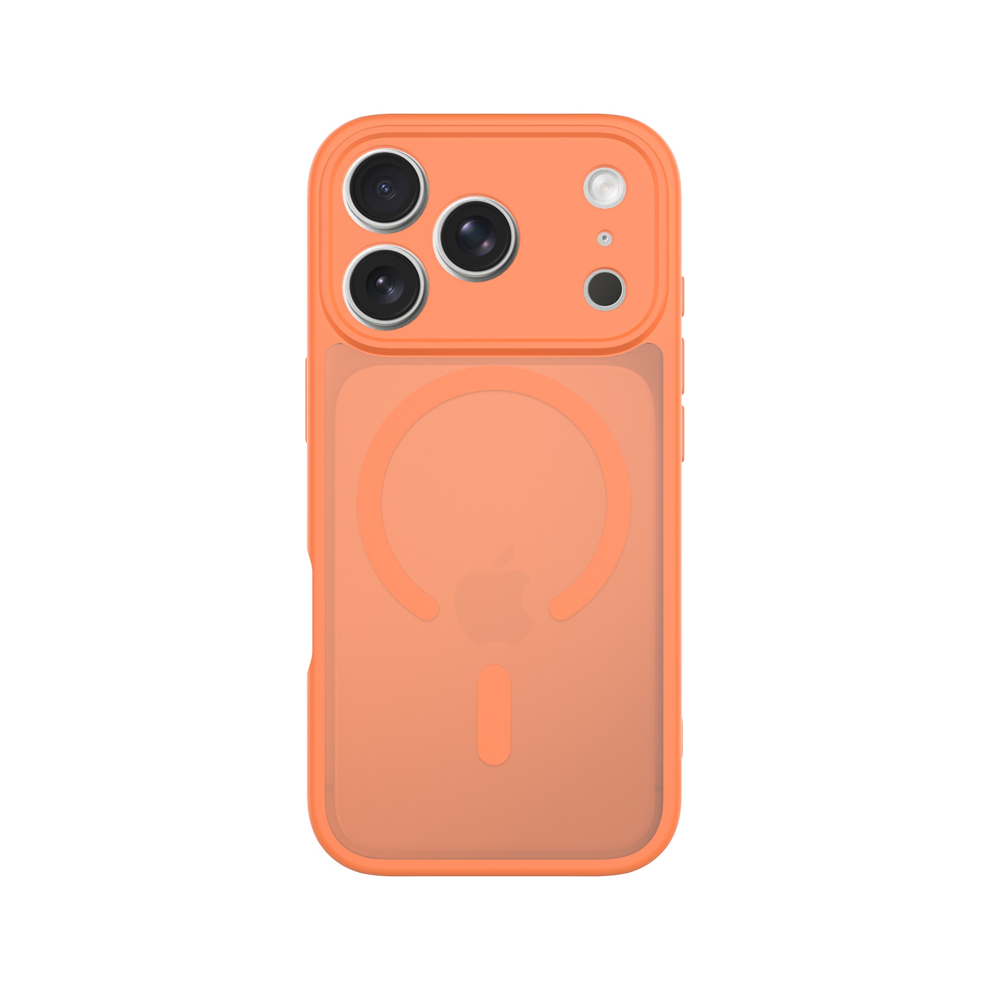 Magnetic Hybrid Kuori iPhone 17 Pro Max Frosted Orange