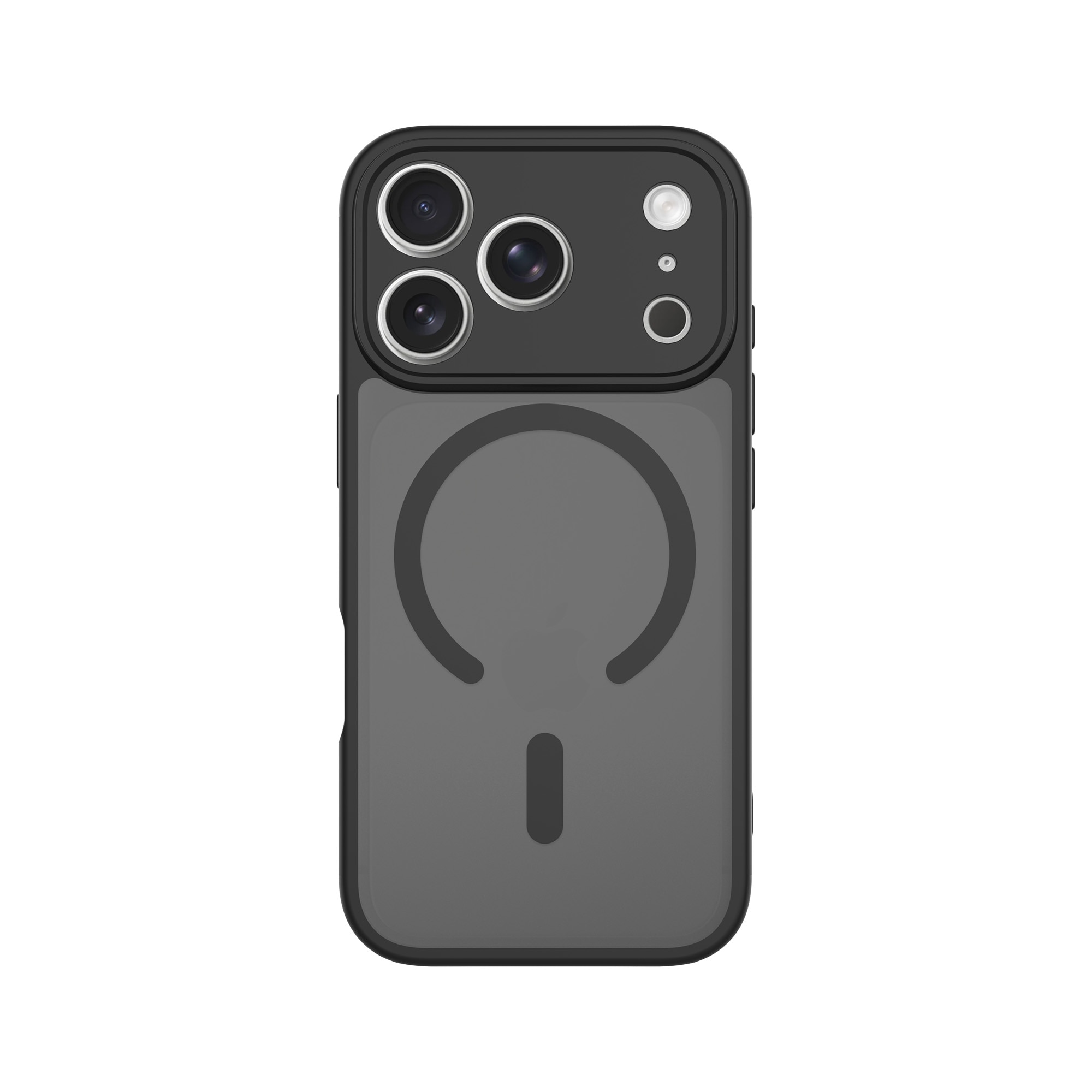 Magnetic Hybrid Kuori iPhone 17 Pro Max Frosted Black