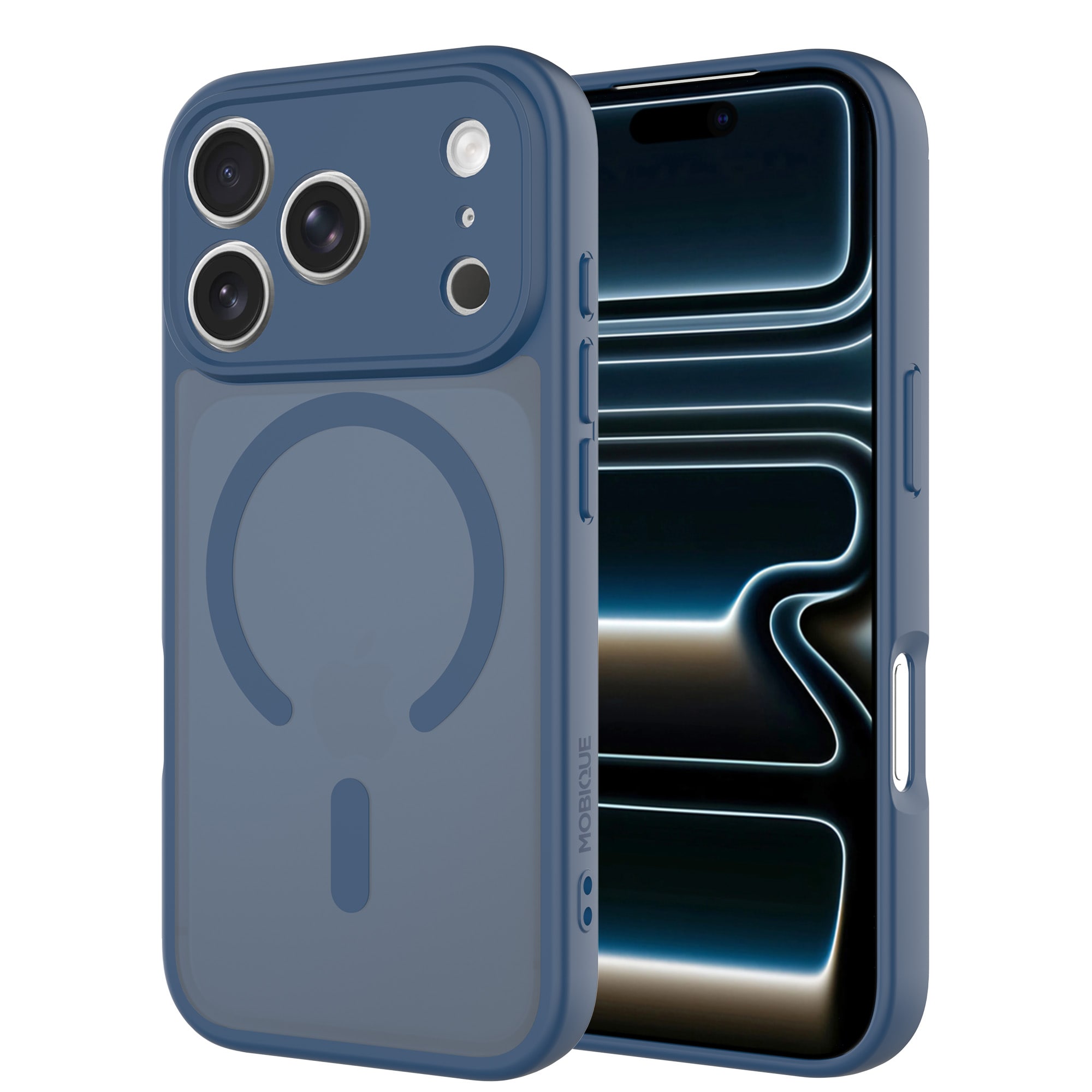 Magnetic Hybrid Kuori iPhone 17 Pro Dark Blue