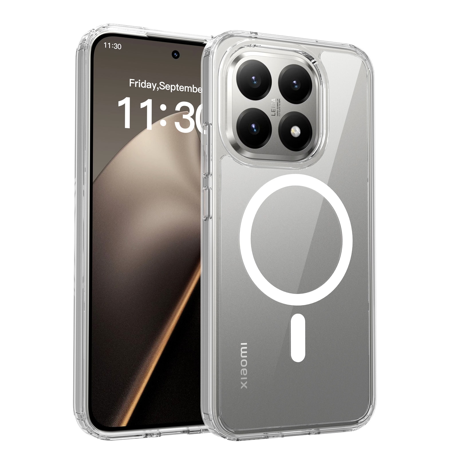 Hybridikuori MagSafe Xiaomi 15T Kirkas