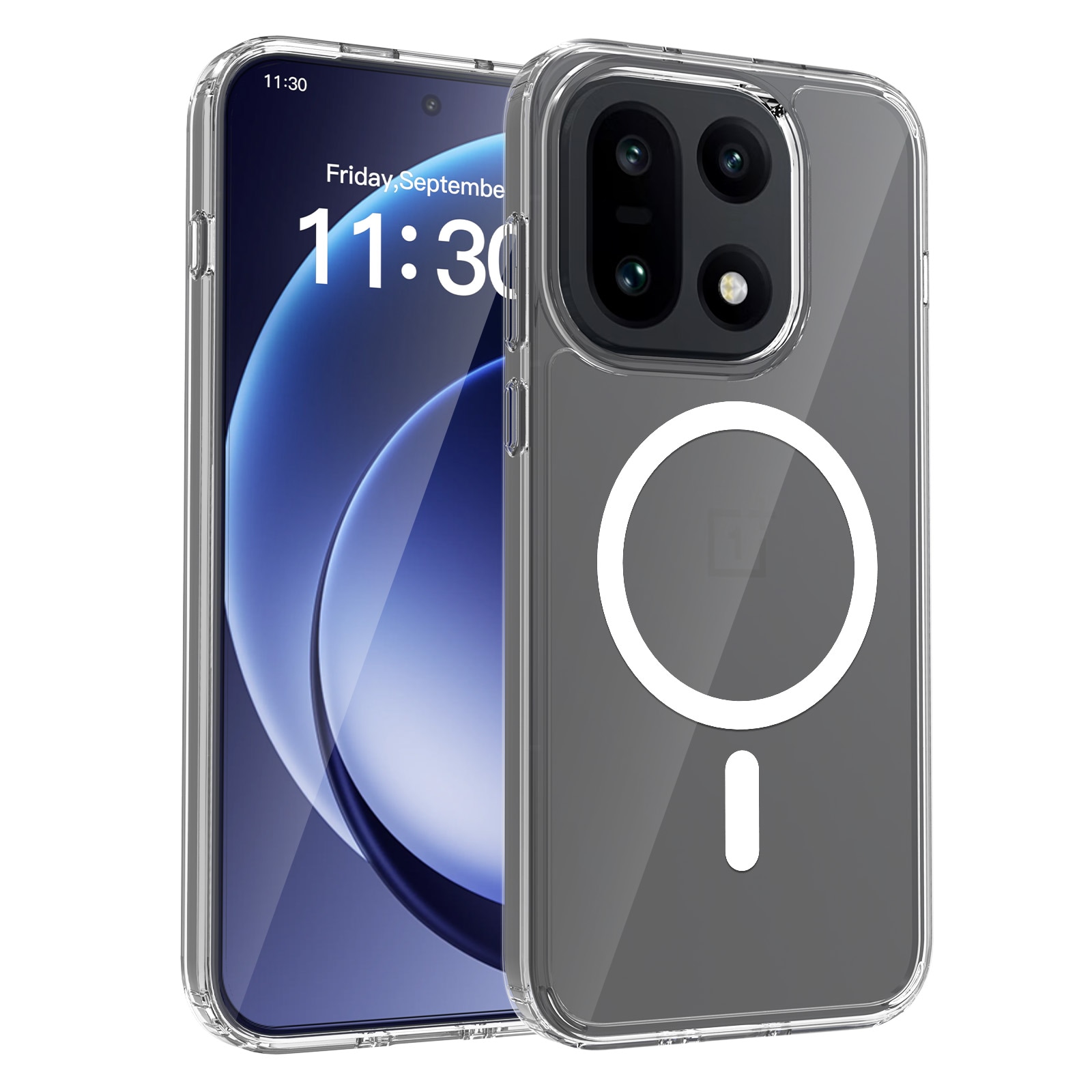 Hybridikuori MagSafe  OnePlus 15 Kirkas