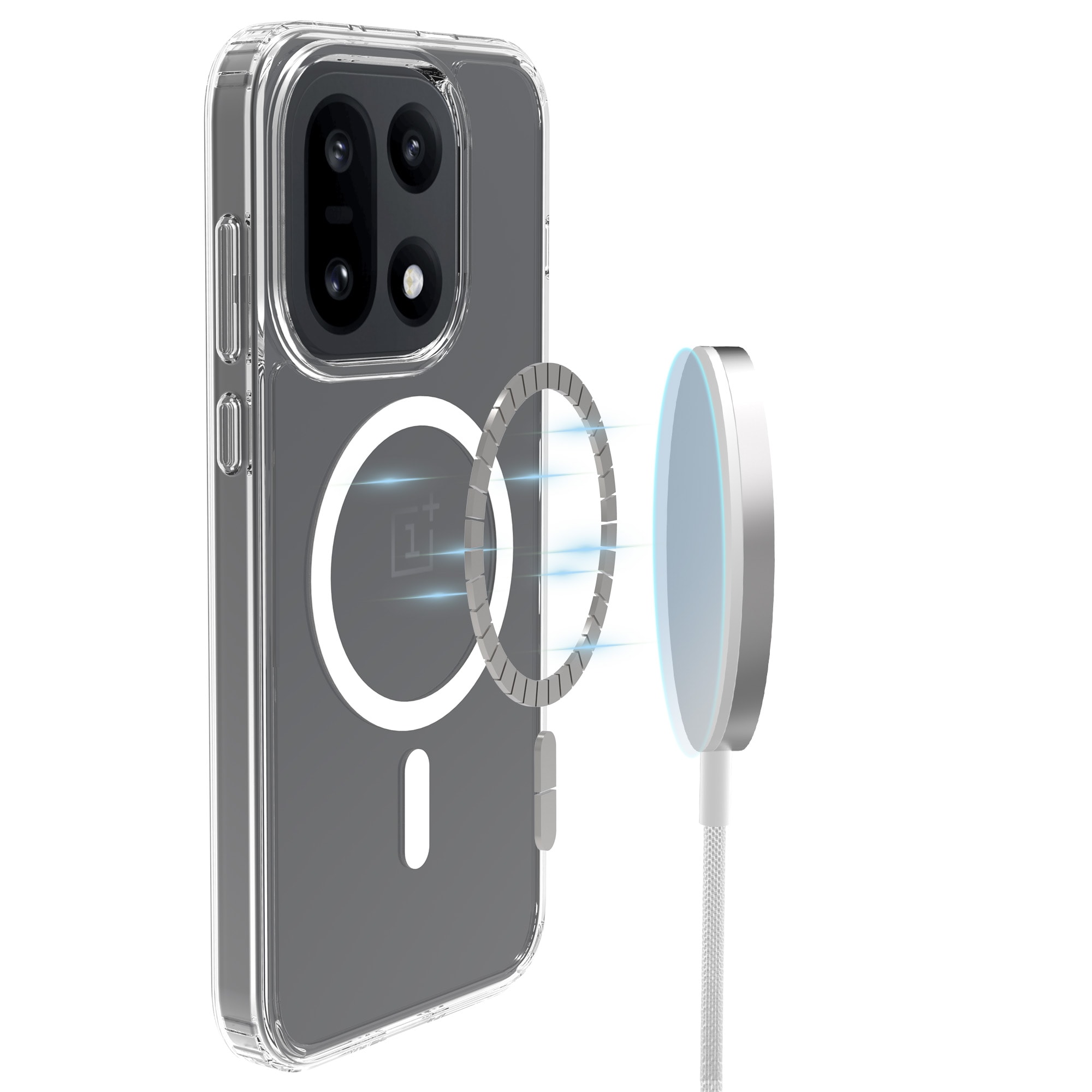 Hybridikuori MagSafe  OnePlus 15 Kirkas