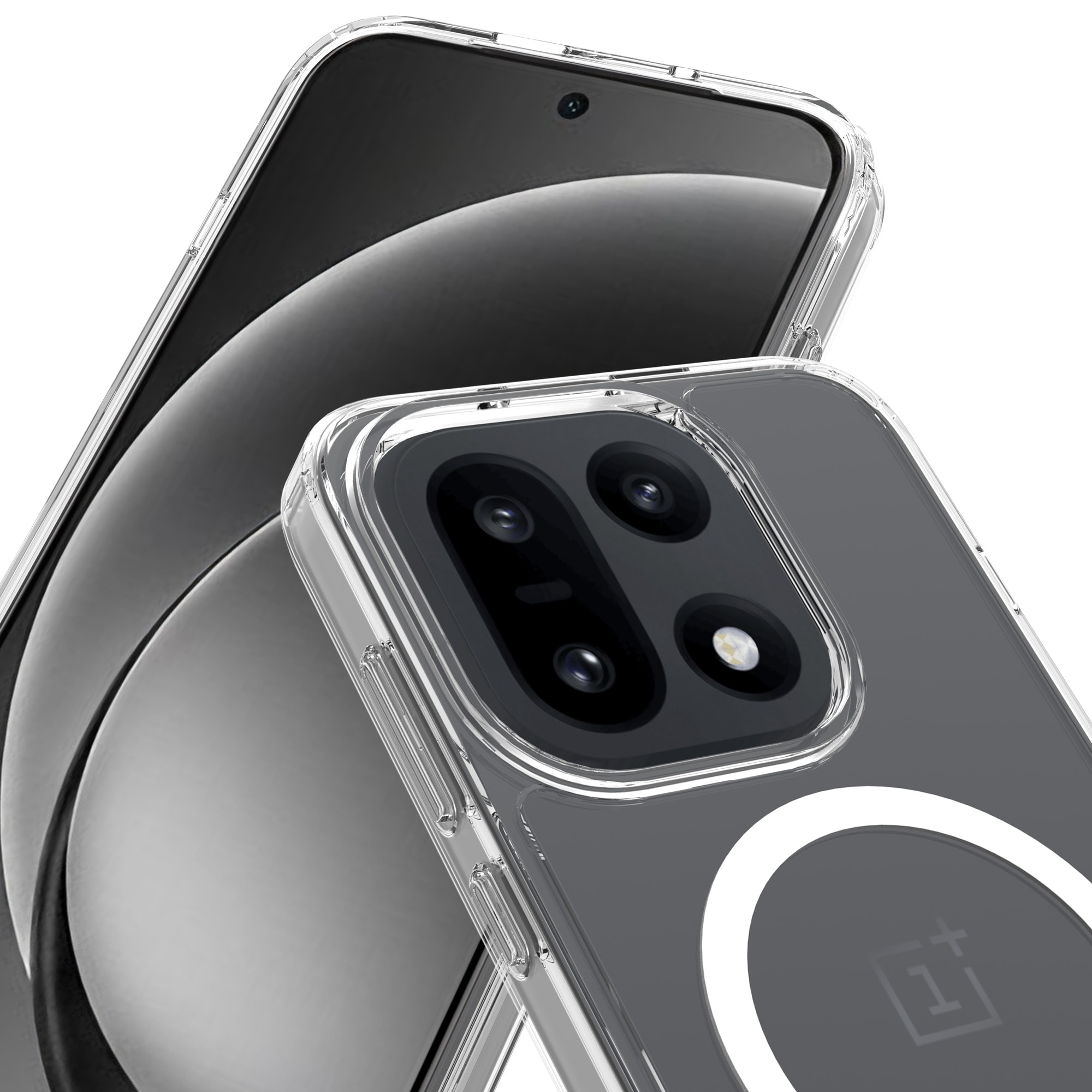 Hybridikuori MagSafe  OnePlus 15 Kirkas