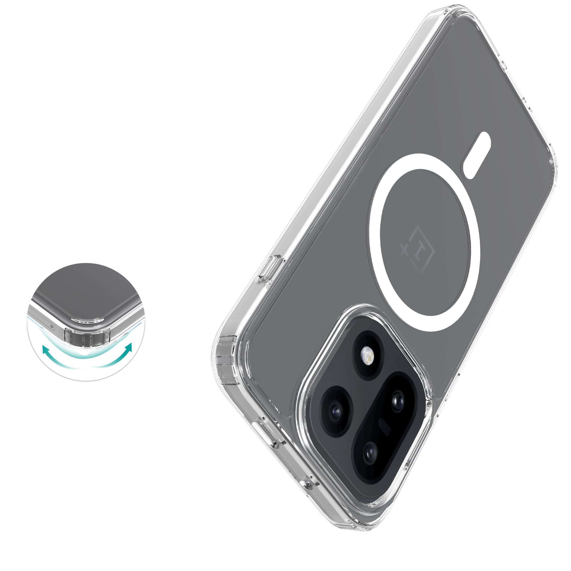 Hybridikuori MagSafe  OnePlus 15 Kirkas