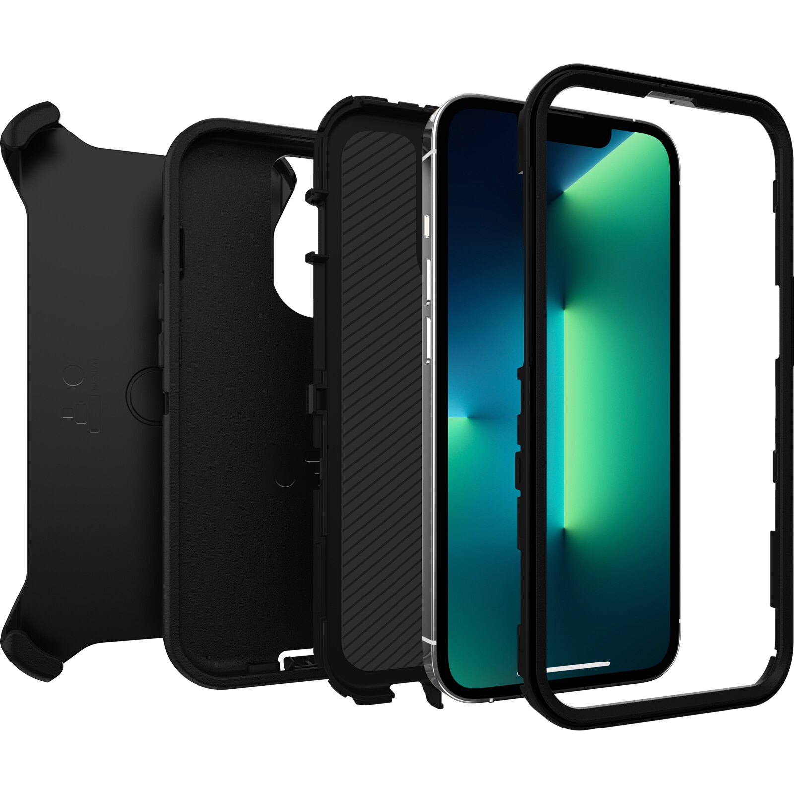 Defender Kuori iPhone 13 Pro Musta