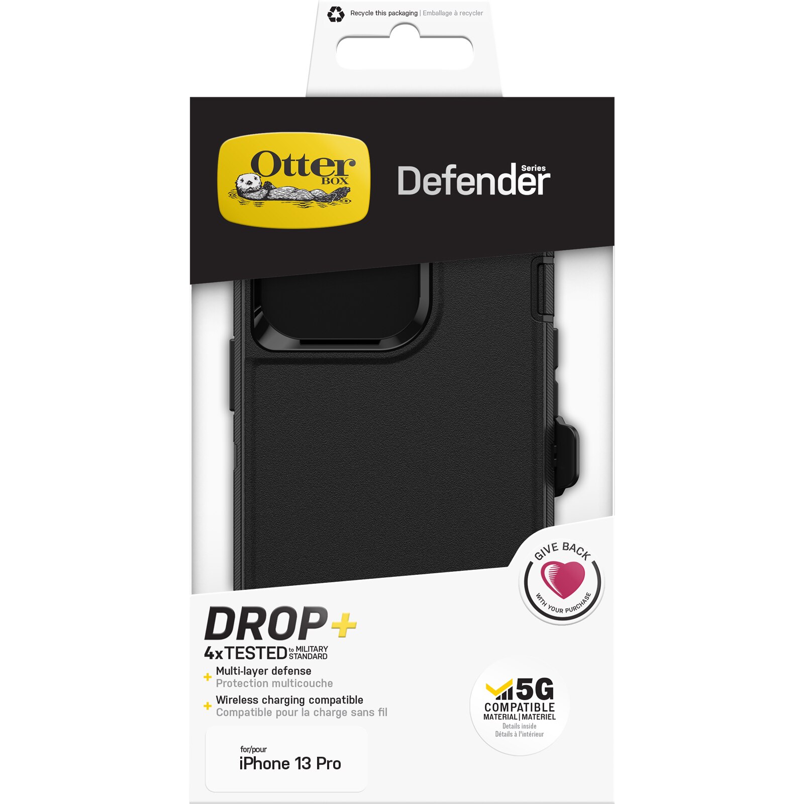 Defender Kuori iPhone 13 Pro Musta