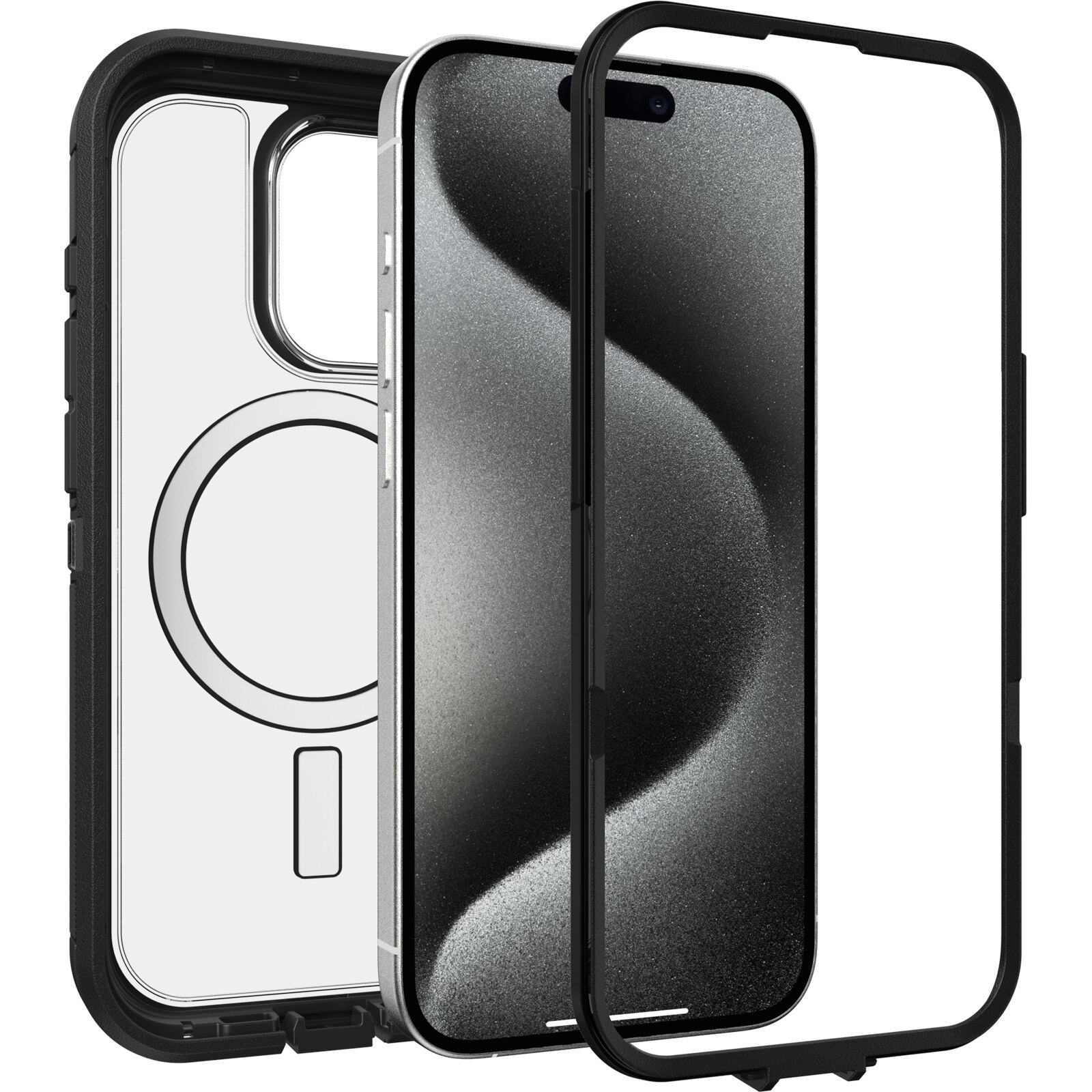 Defender XT Kuori iPhone 15 Pro Clear/Black