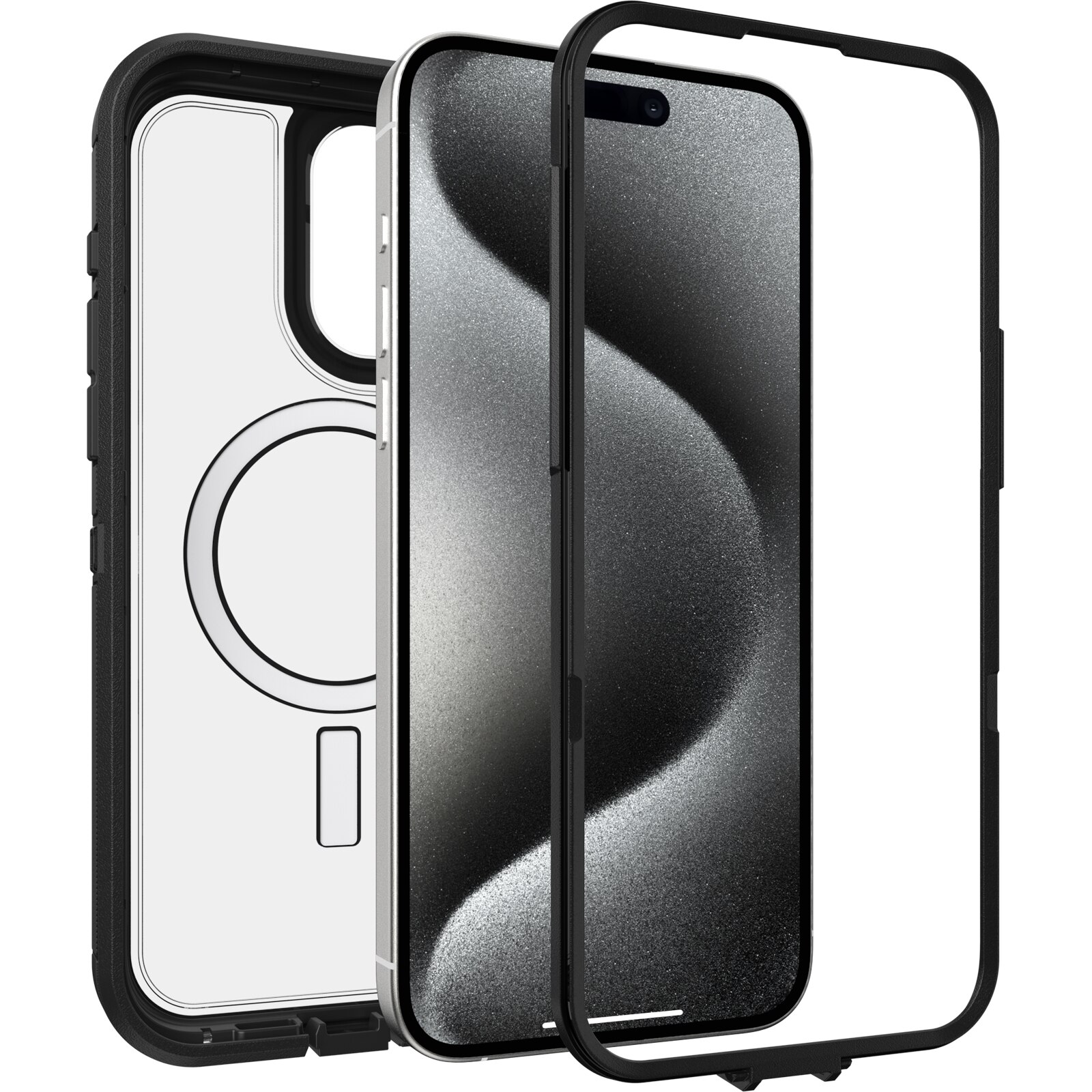 Defender XT Kuori iPhone 15 Pro Max Clear/Black