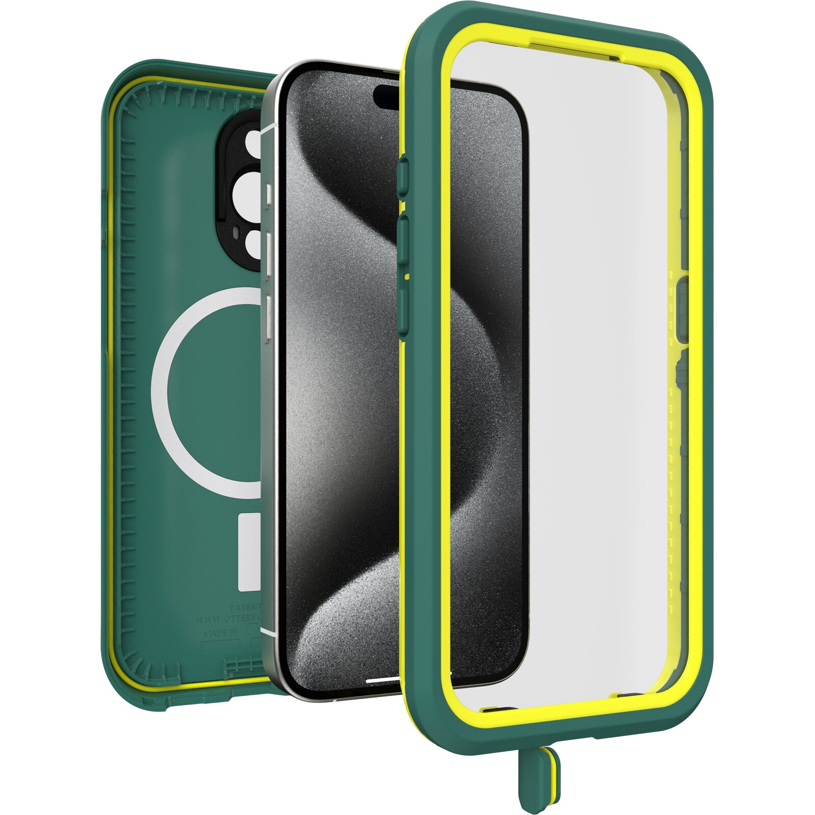 FRE MagSafe Case iPhone 15 Pro Vihreä