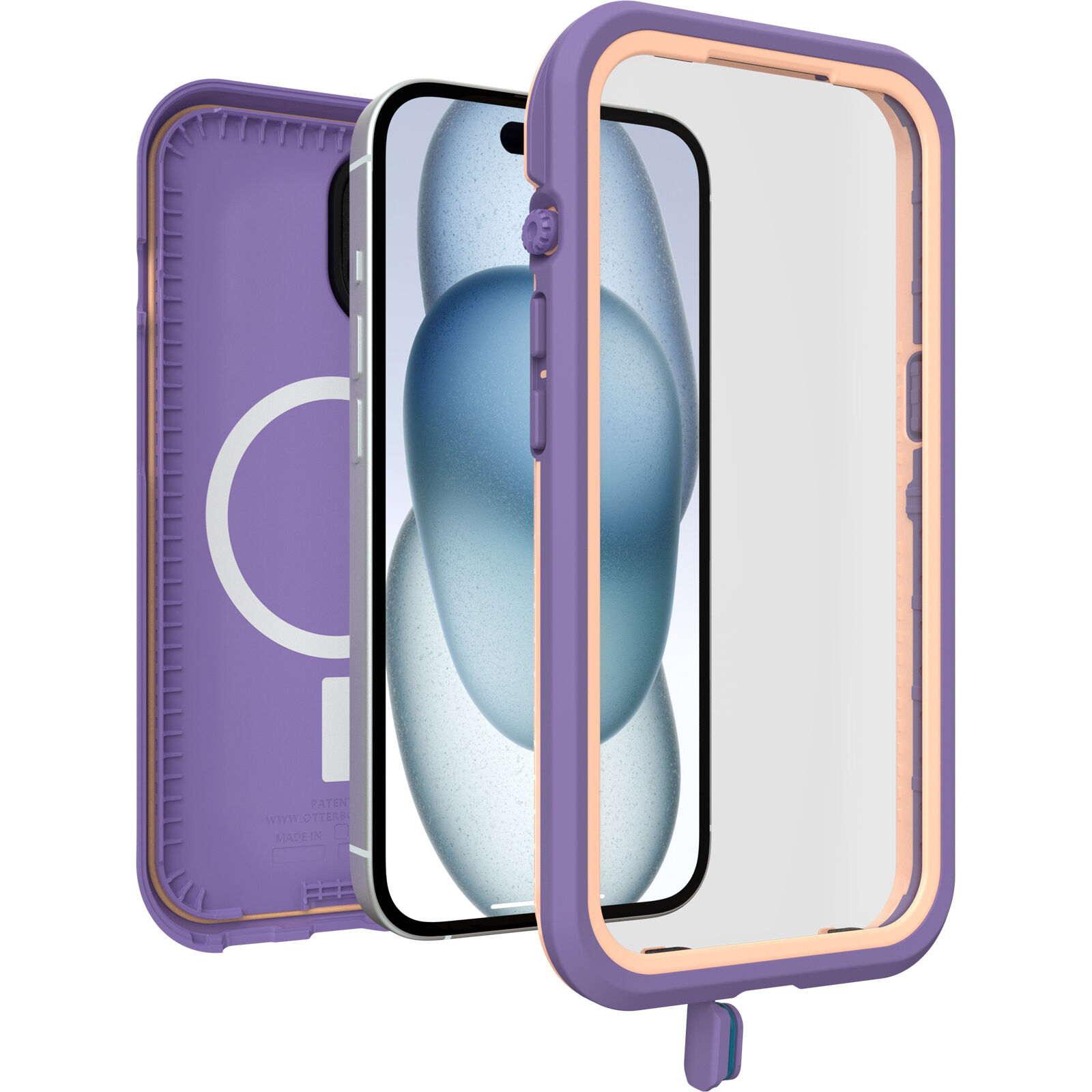 FRE MagSafe Case iPhone 15 Liila