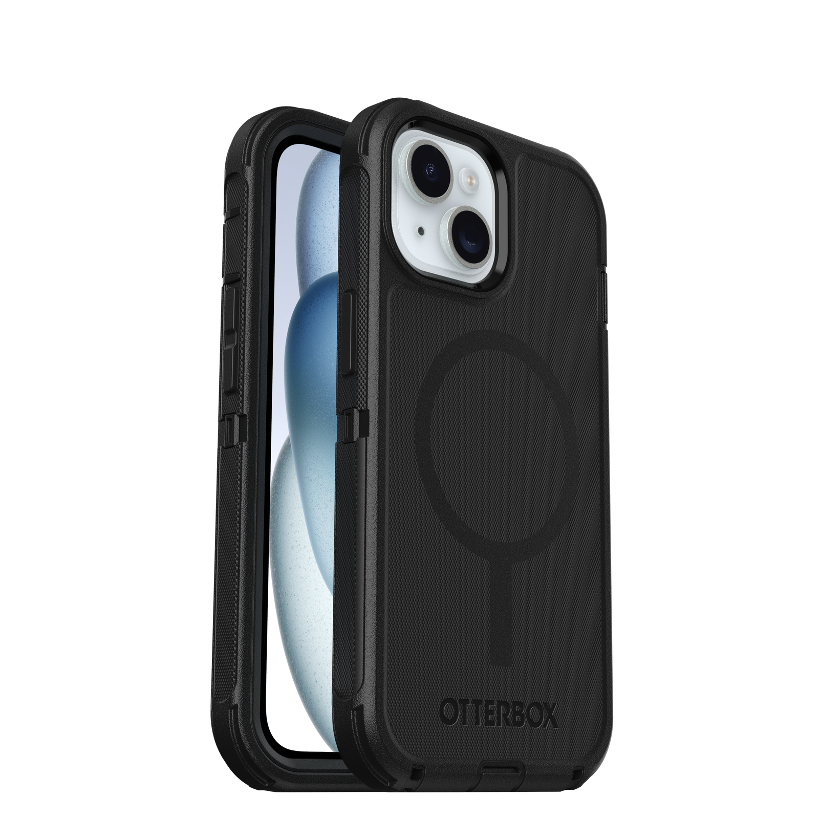 Defender Kuori iPhone 15 Musta