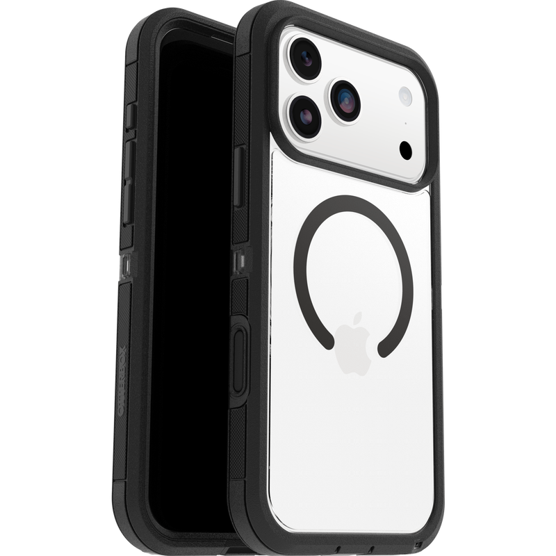Defender XT Kuori iPhone 17 Pro Max Musta/läpinäkyvä
