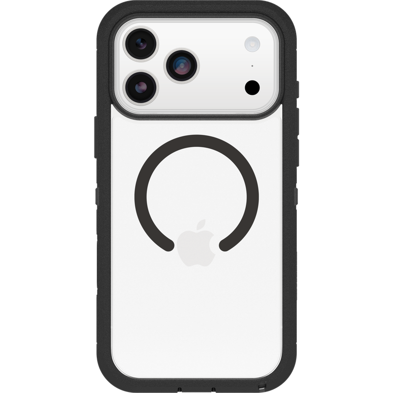 Defender XT Kuori iPhone 17 Pro Max Musta/läpinäkyvä