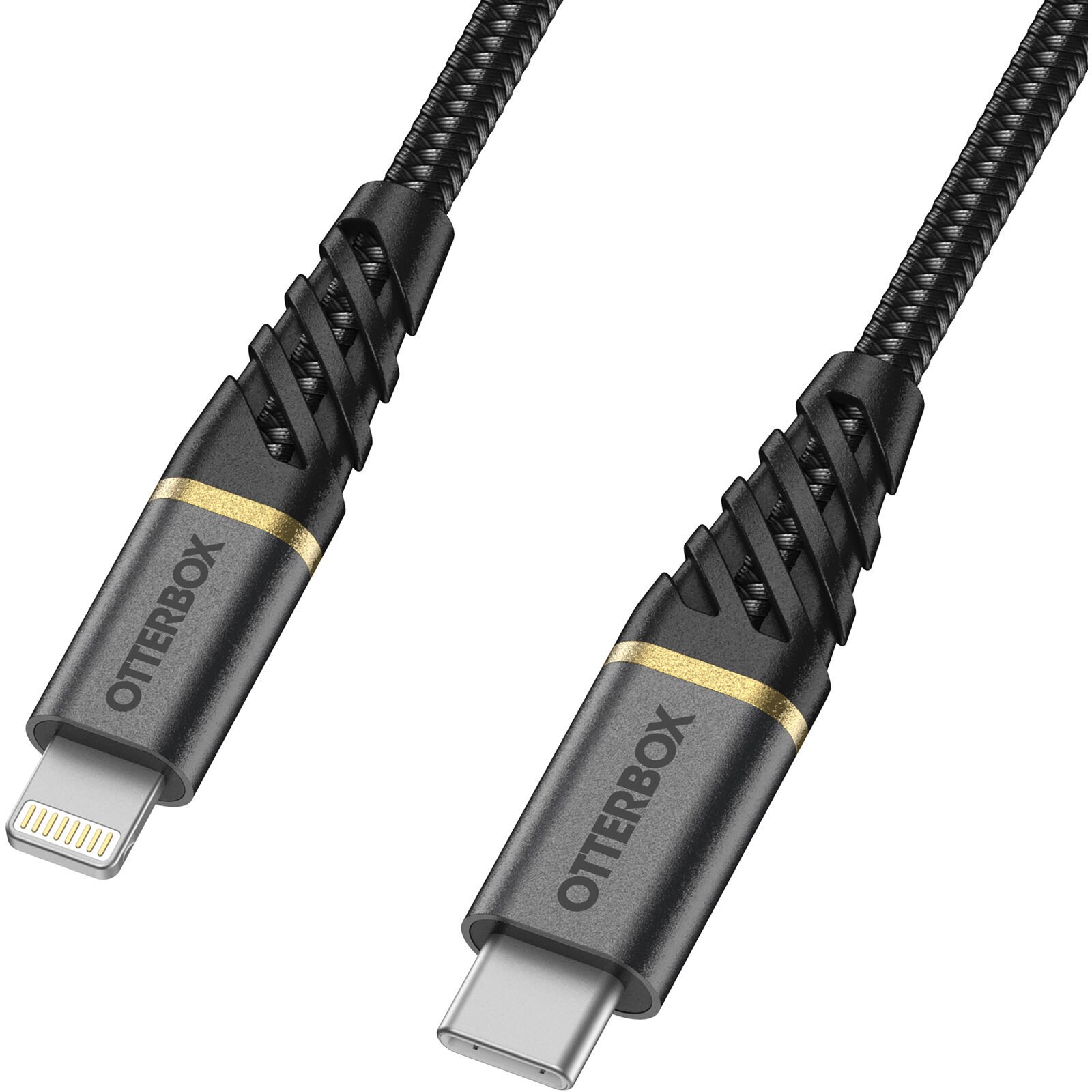 USB-C -> Lightning Kaapeli 2m Premium Fast Charge musta