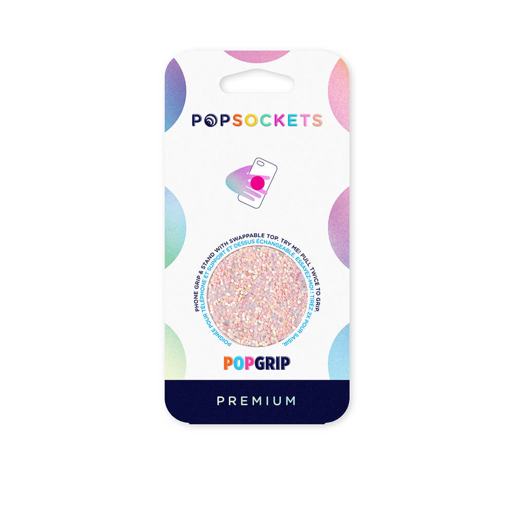 PopGrip pidike/teline irroitettava pää - Sparkle Rose