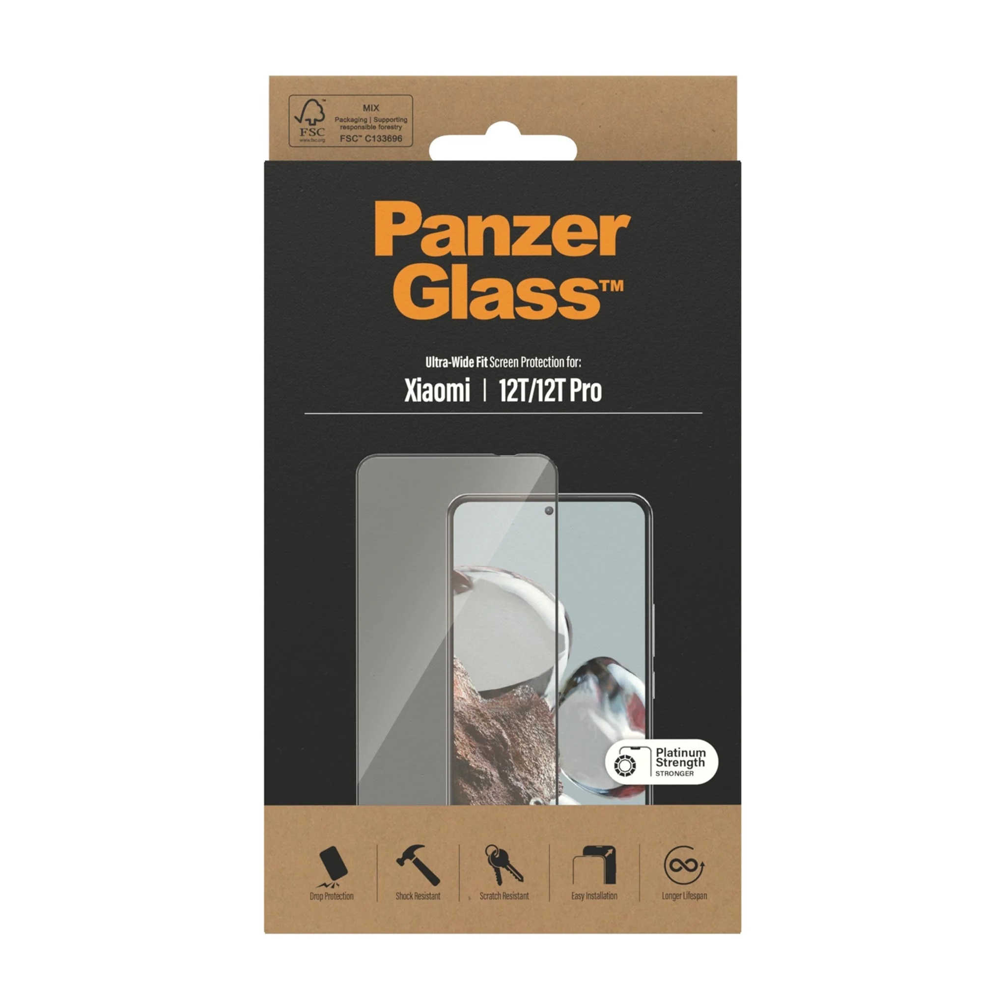 Xiaomi 12T/12T Pro Screen Protector Ultra Wide Fit