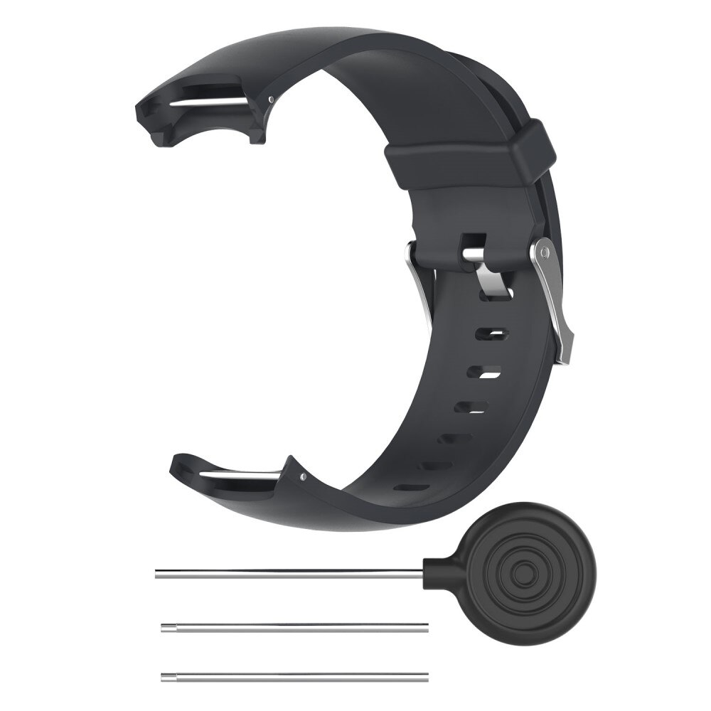 Silikoniranneke Garmin  Musta