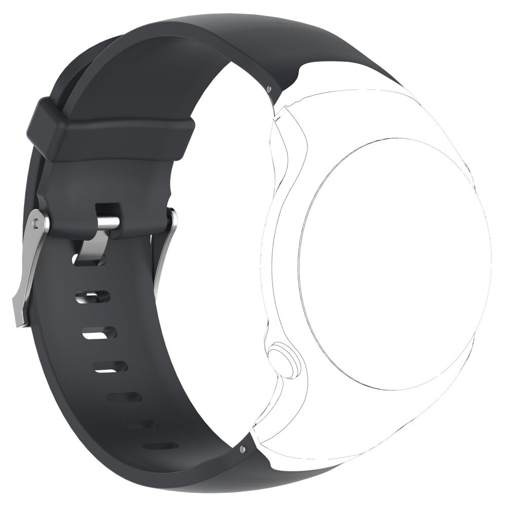 Silikoniranneke Garmin  Musta