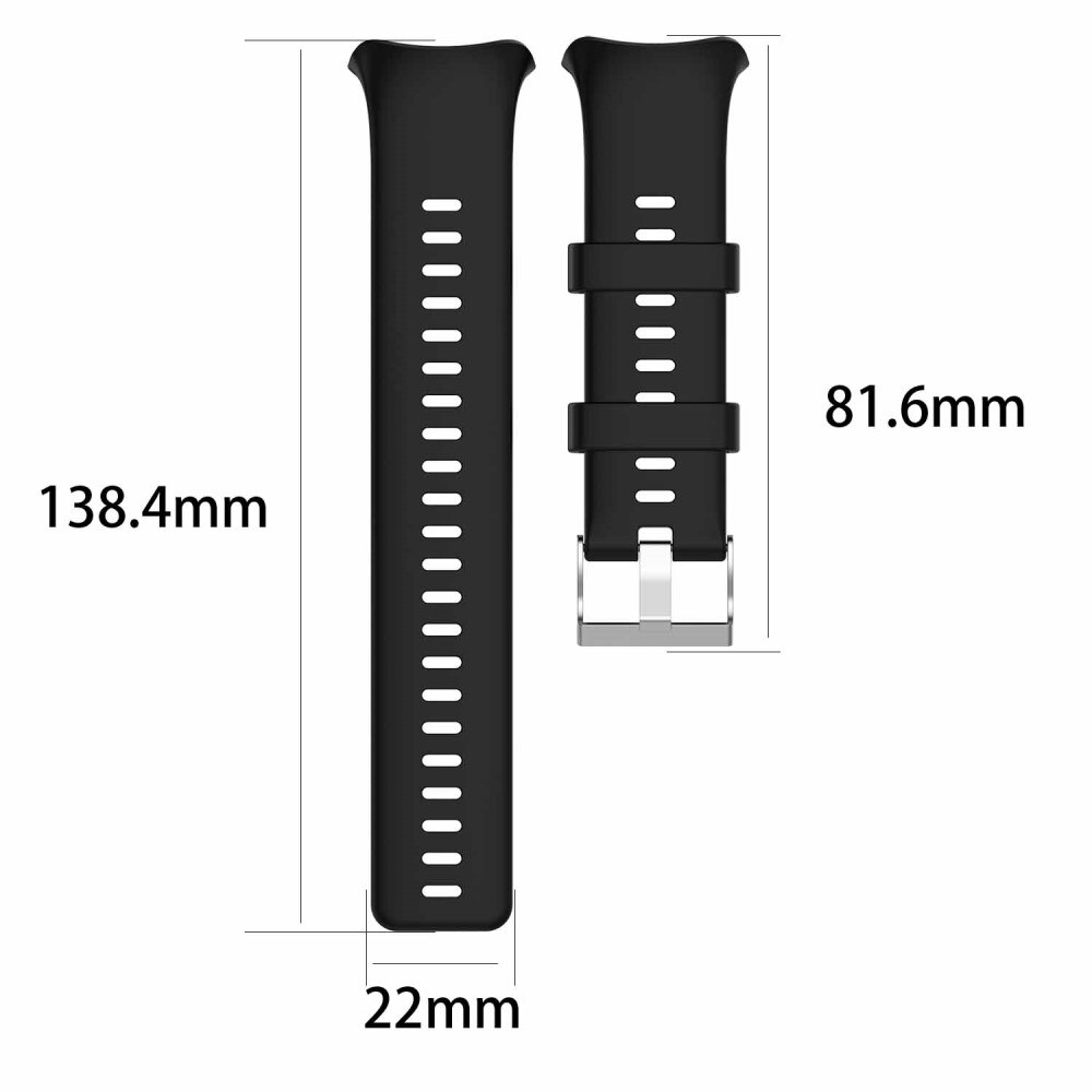 Silikoniranneke Polar Vantage V musta