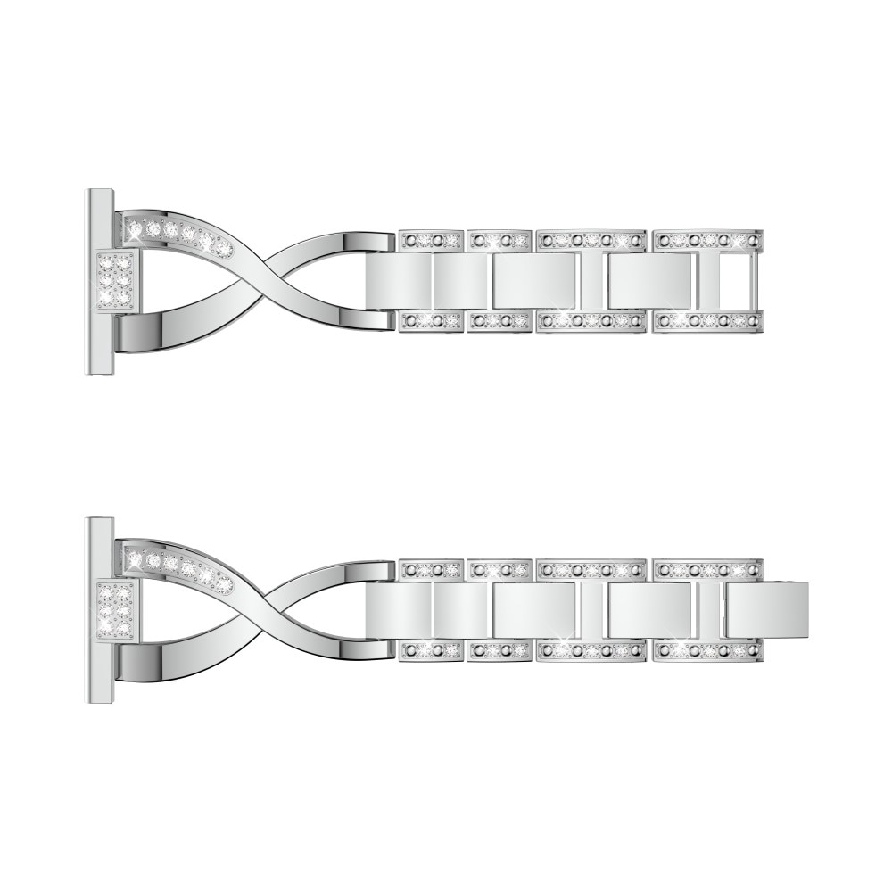 Crystal Bracelet Garmin Venu Sq/Sq 2 Silver