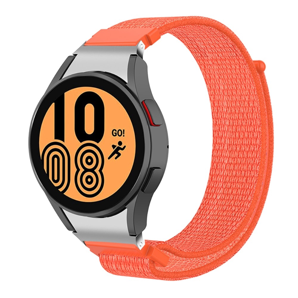 Full Fit Nailonranneke Samsung Galaxy Watch 6 44mm oranssi