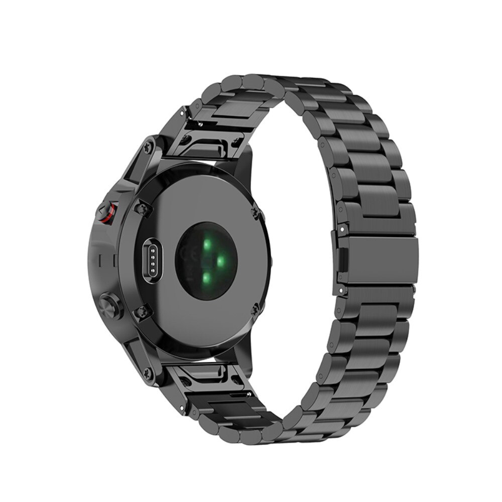 Metalliranneke Garmin Instinct 2S musta