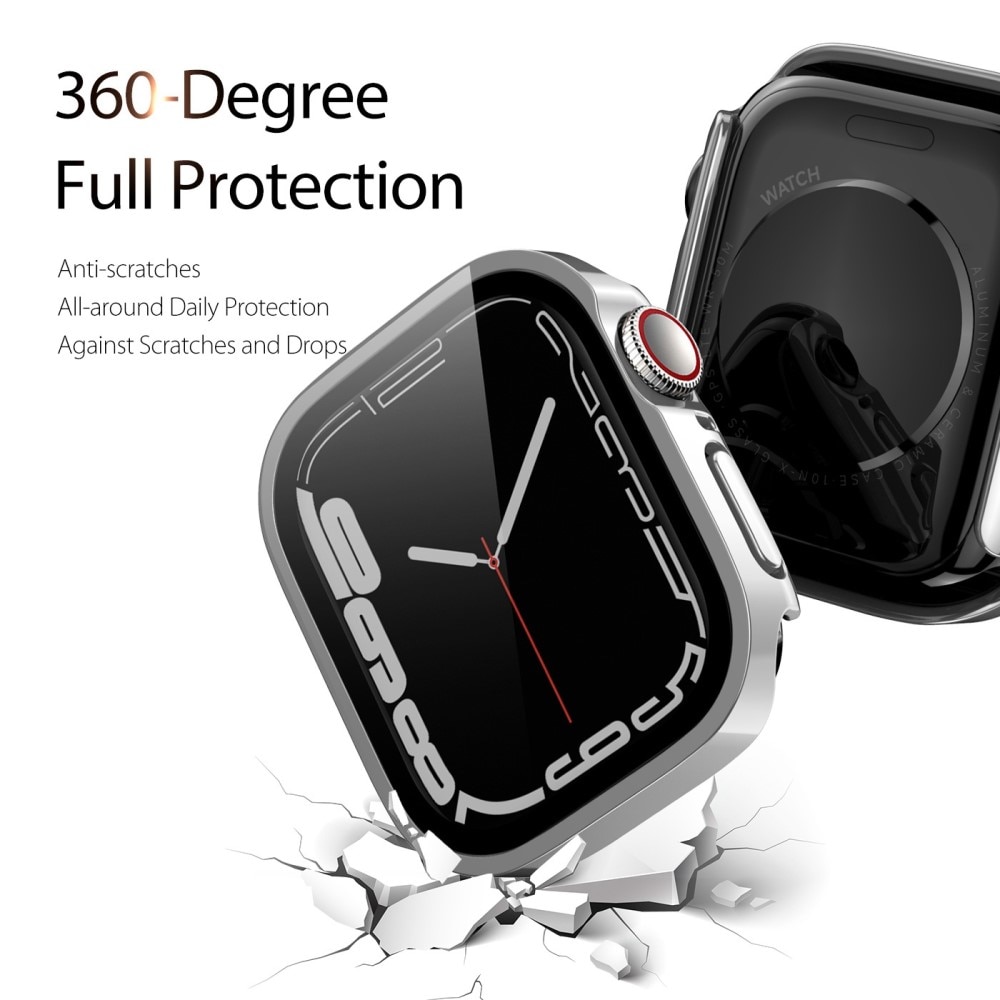 Solid Shockproof Case Apple Watch SE 44mm Silver