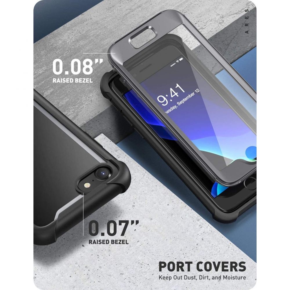Ares Clear Case iPhone 8 Black